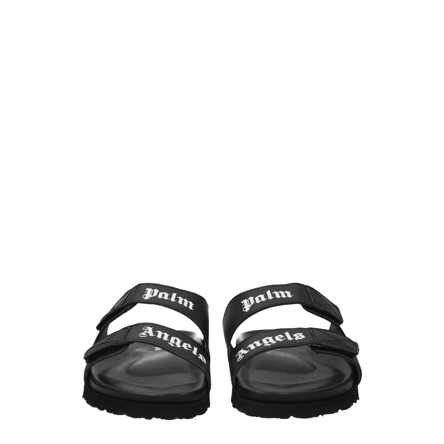 Palm Angels Black Leather Slippers | Regal Royce