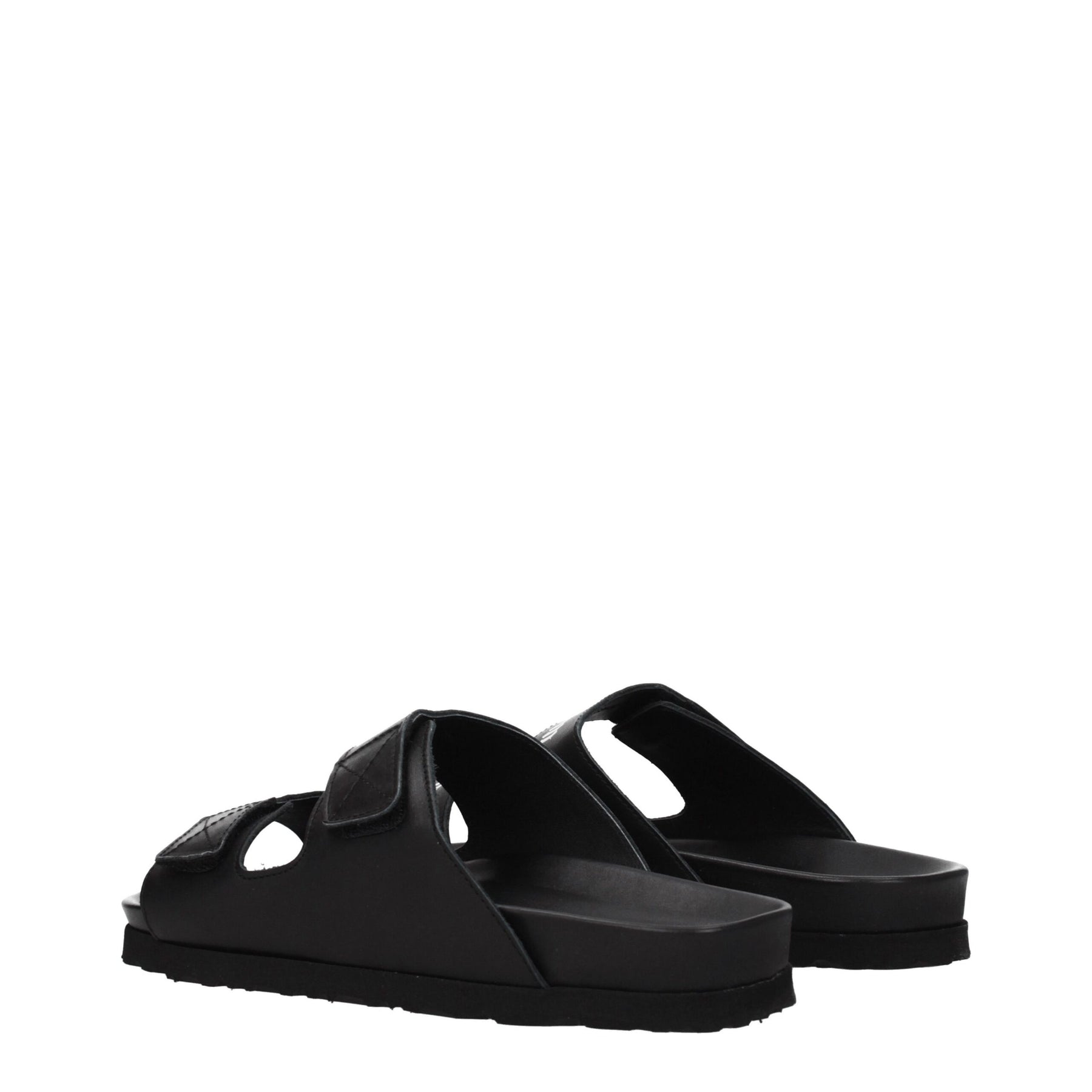 Palm Angels Black Leather Slippers | Regal Royce