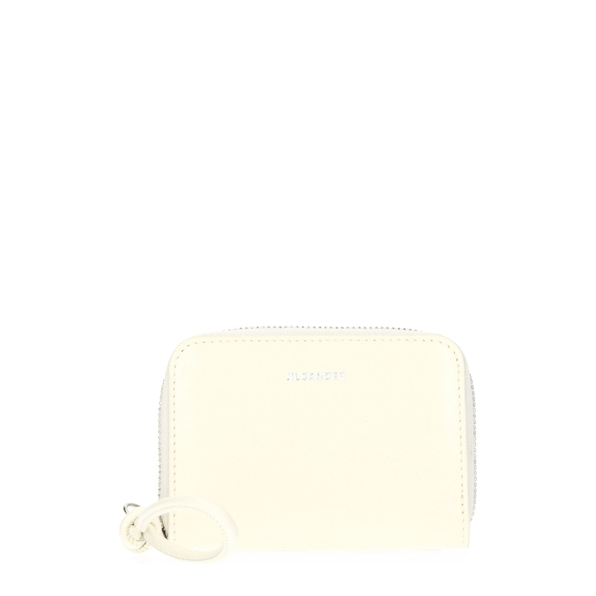 Jil Sander Beige Leather Wallet