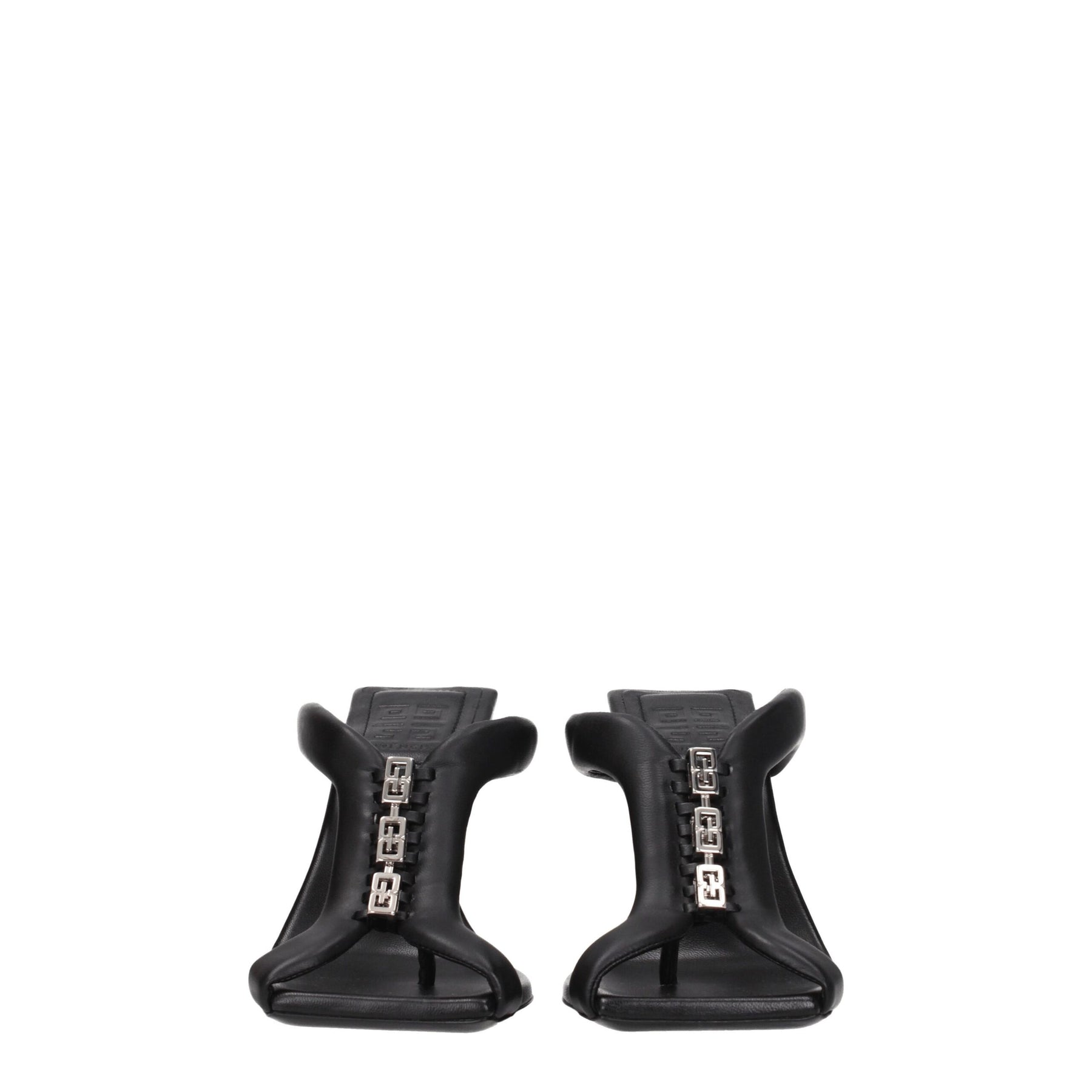 Givenchy Black Leather Stiletto Heel Sandals | Regal Royce