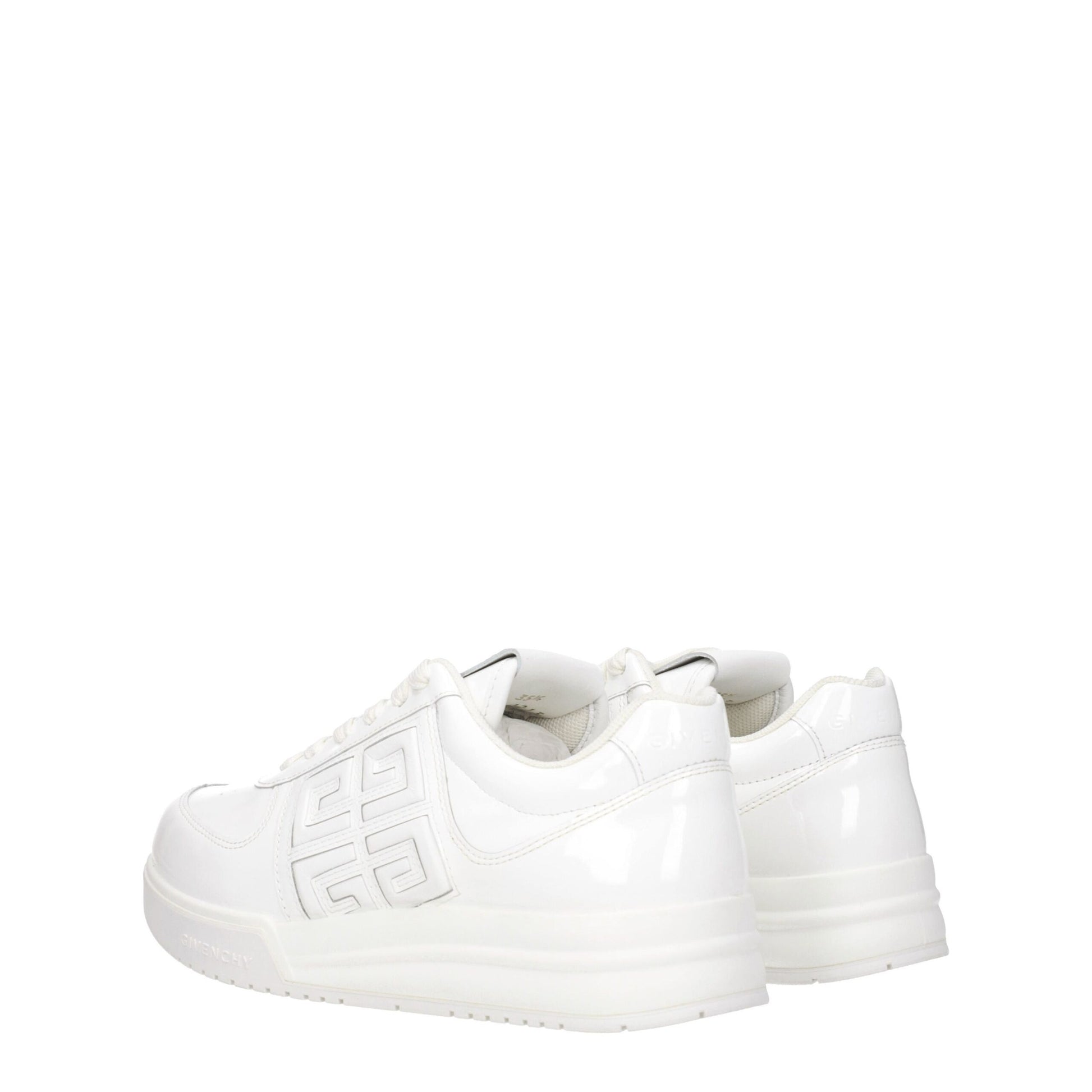 Givenchy White Leather Low Top Sneakers