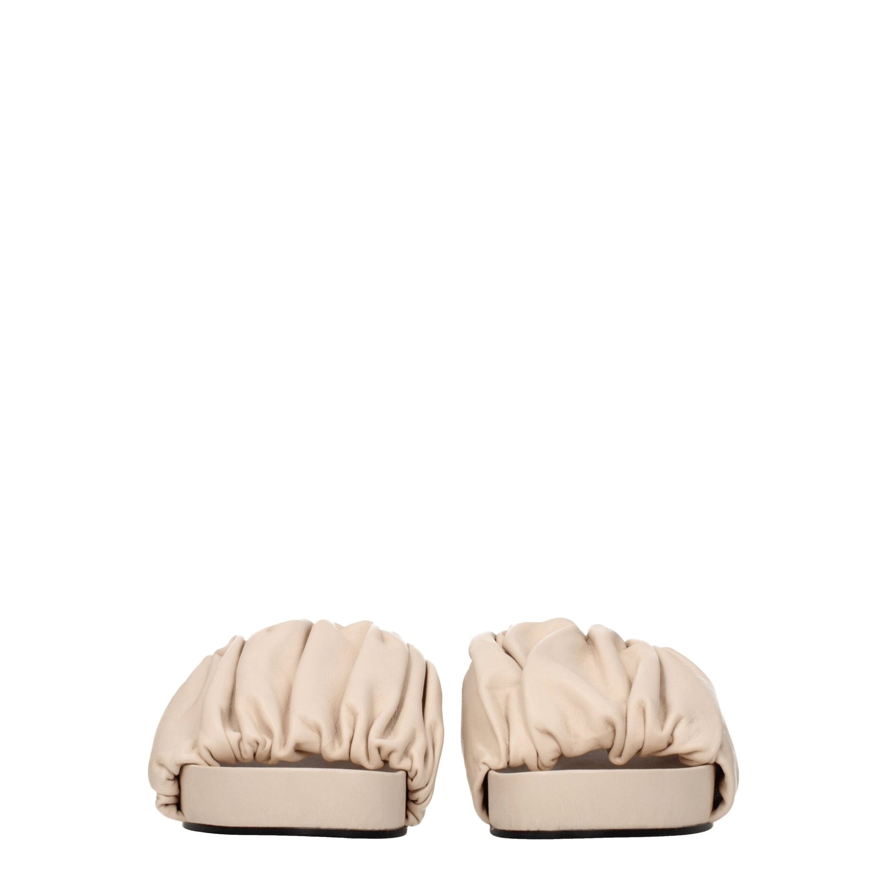 Jil Sander Pink Leather Slippers | Regal Royce