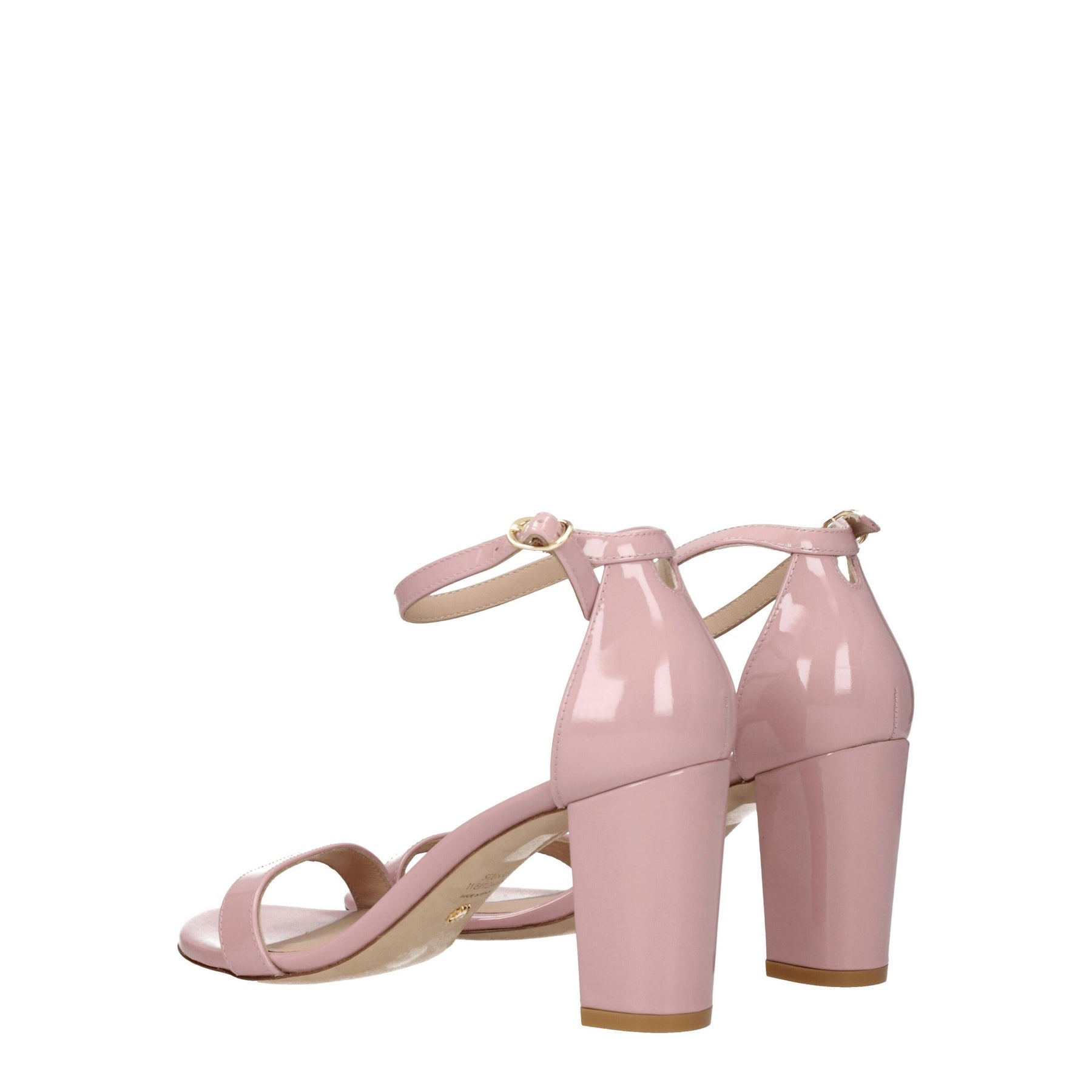 Stuart Weitzman Pink Leather Stiletto Heel Sandals | Regal Royce