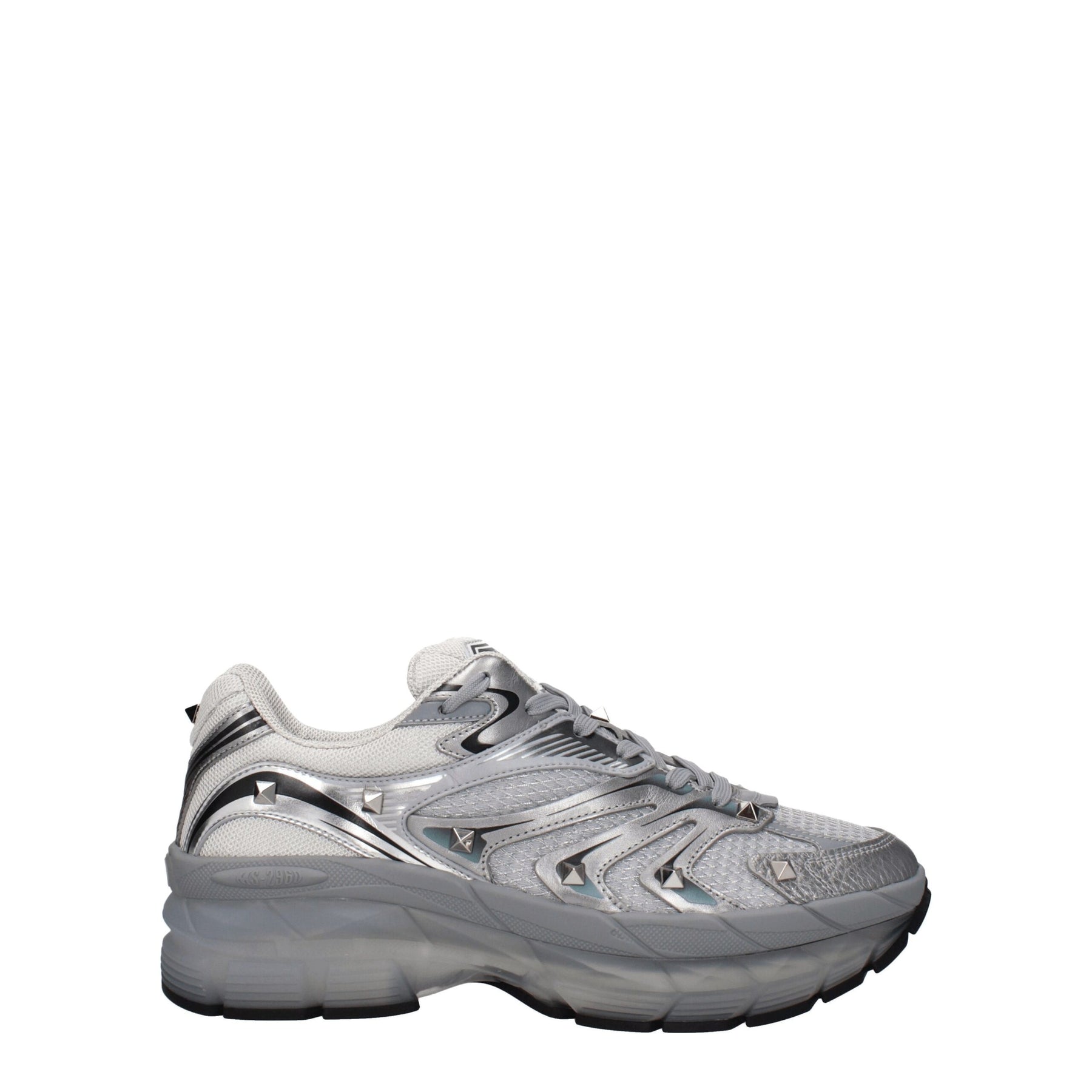 Valentino Garavani Gray Fabric Athletic Sneakers | Regal Royce