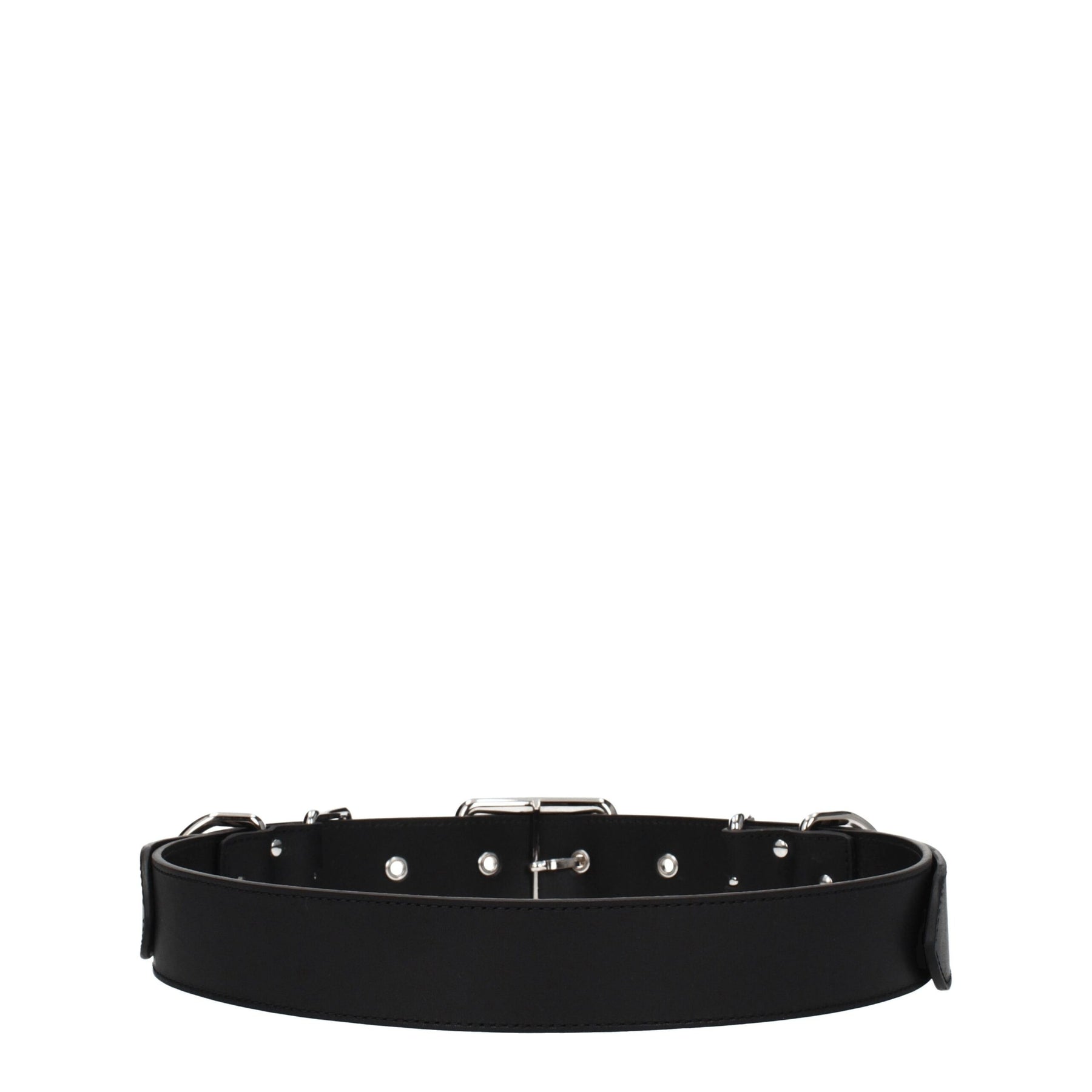 Moschino Black Leather Belt | Regal Royce