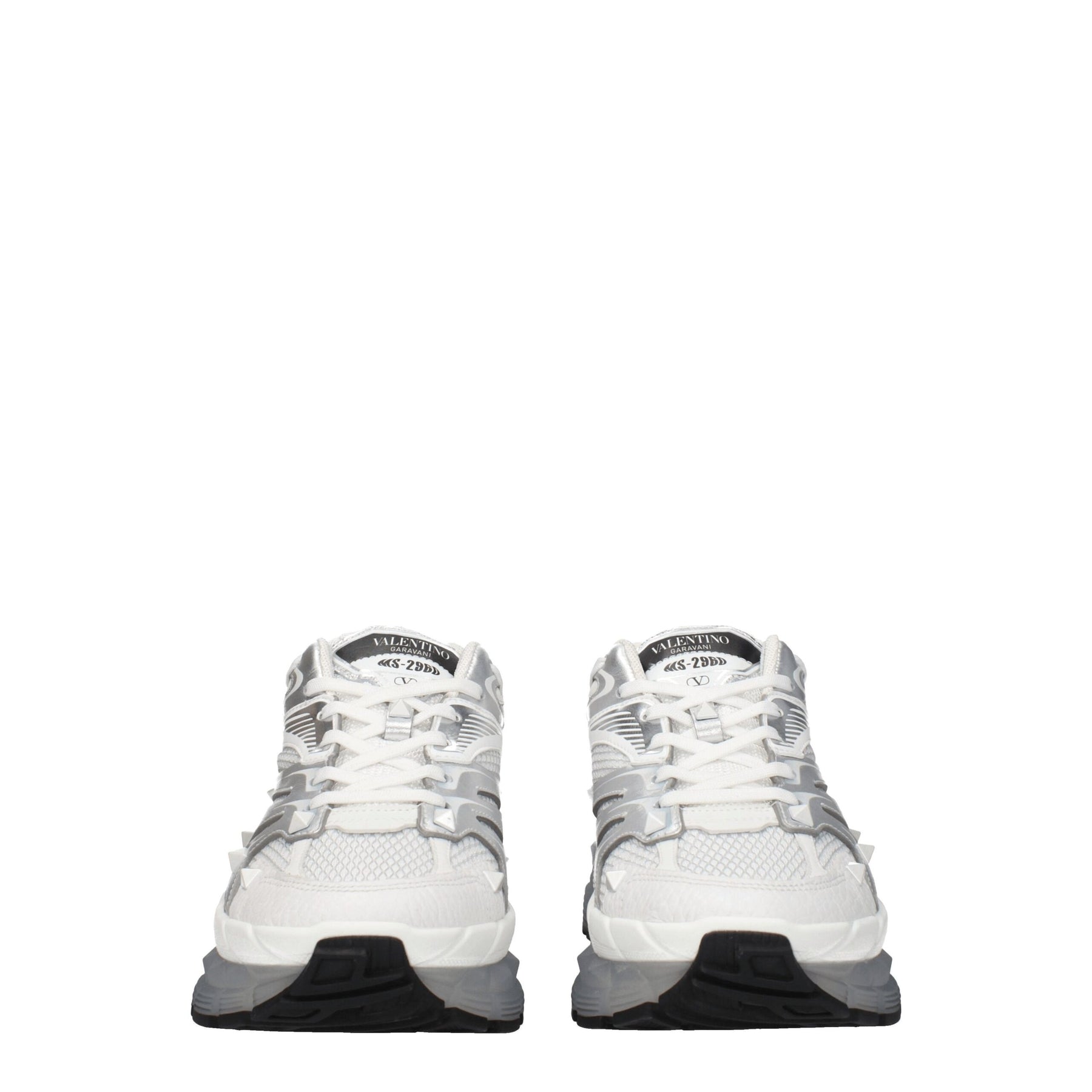 Valentino Garavani White Fabric Athletic Sneakers | Regal Royce