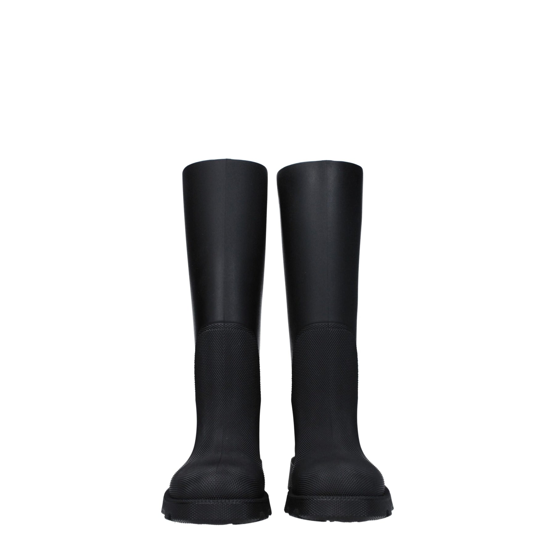 Burberry Black Cotton Rain Boots | Regal Royce