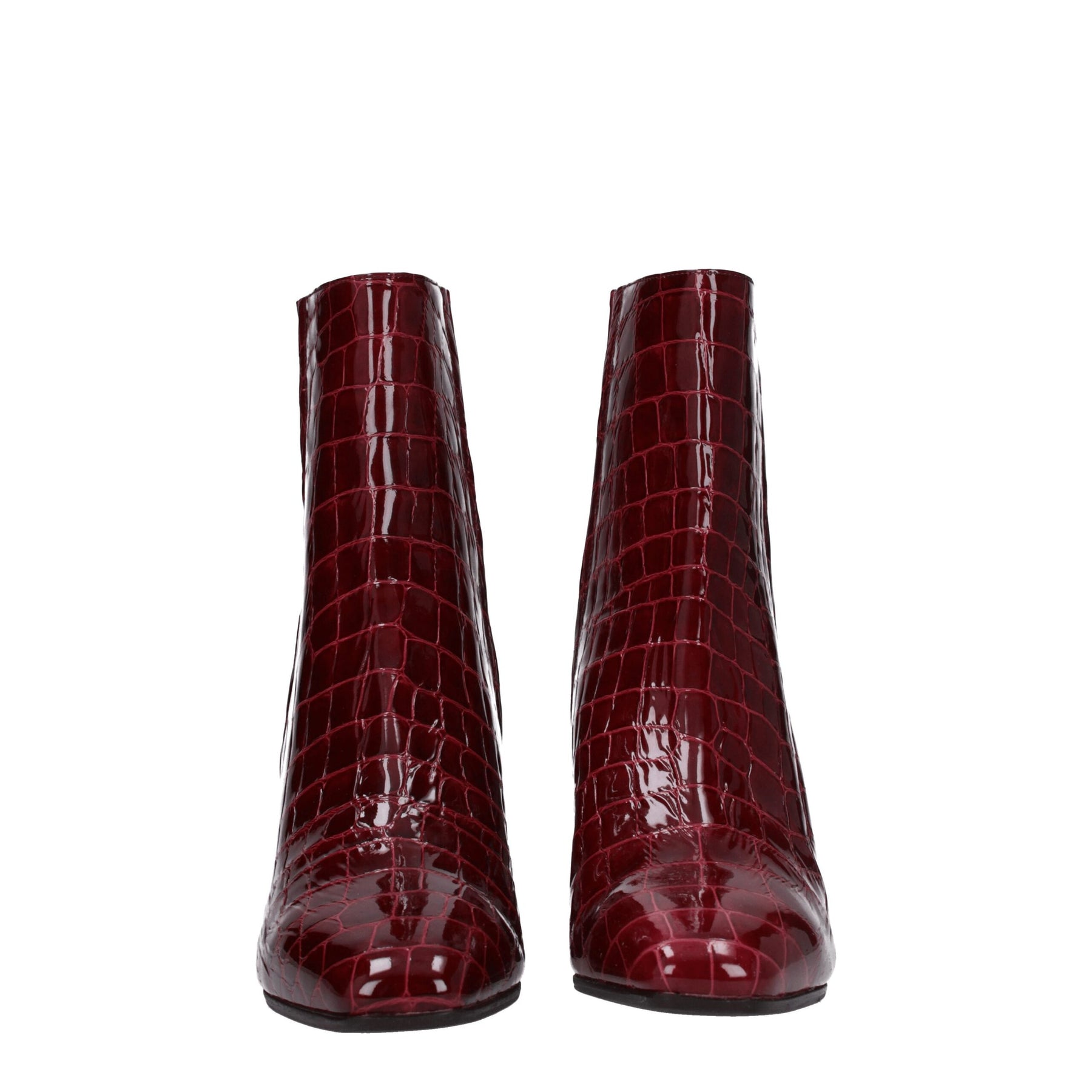 Aquazzura Red Leather Ankle Boots | Regal Royce