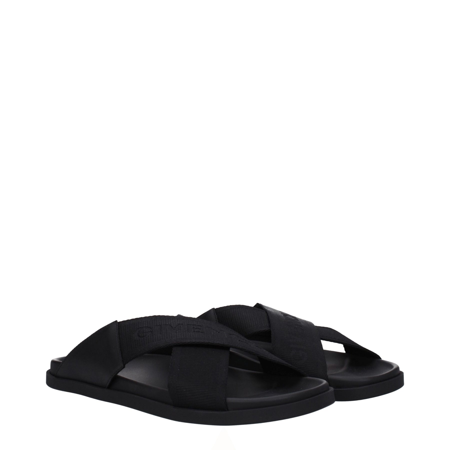 Givenchy Black Fabric Slippers | Regal Royce