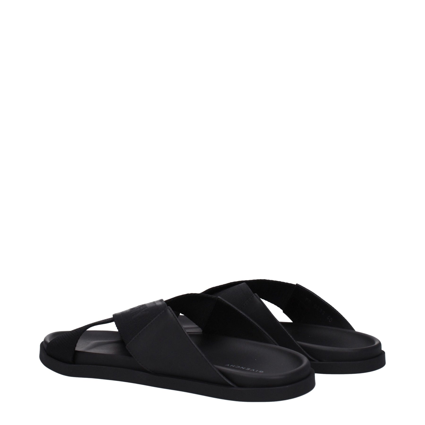 Givenchy Black Fabric Slippers | Regal Royce