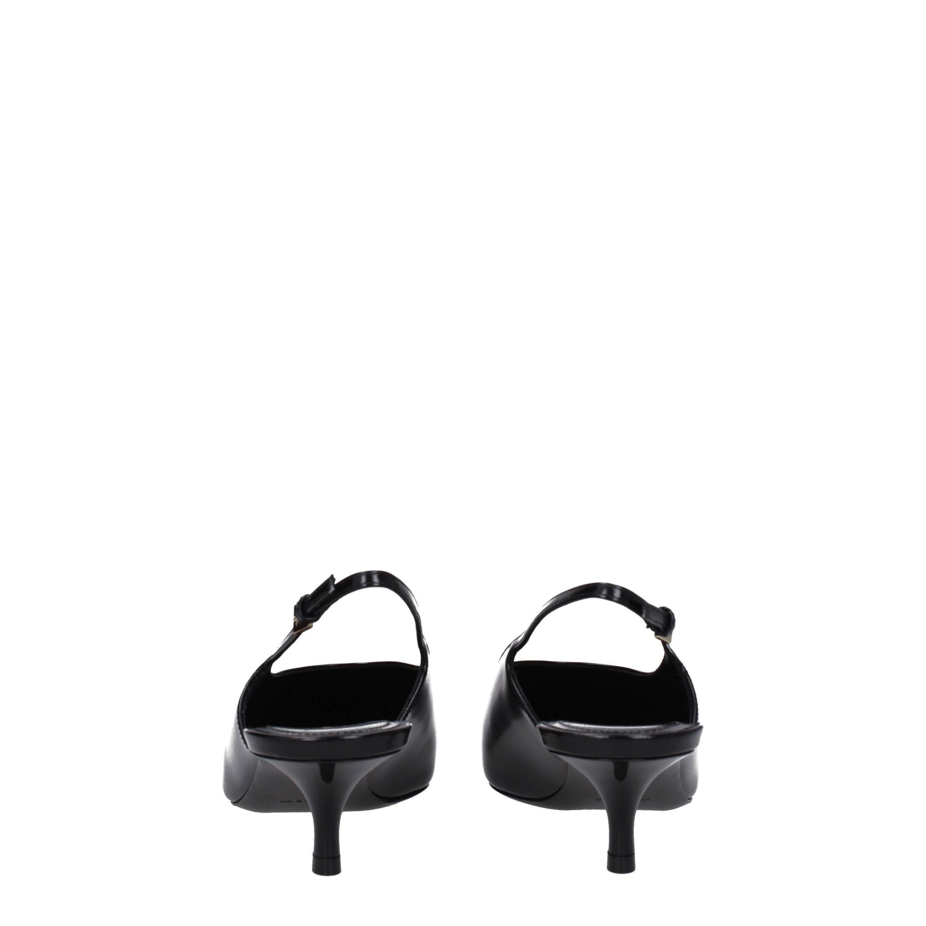 Givenchy Black Leather Mid Heel Pumps | Regal Royce
