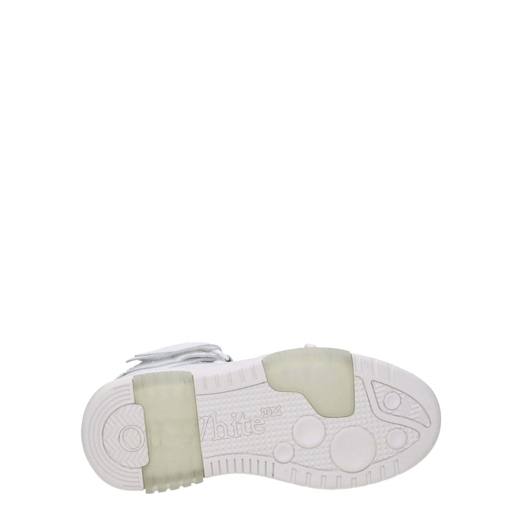 Off-White White Leather High Top Sneakers | Regal Royce