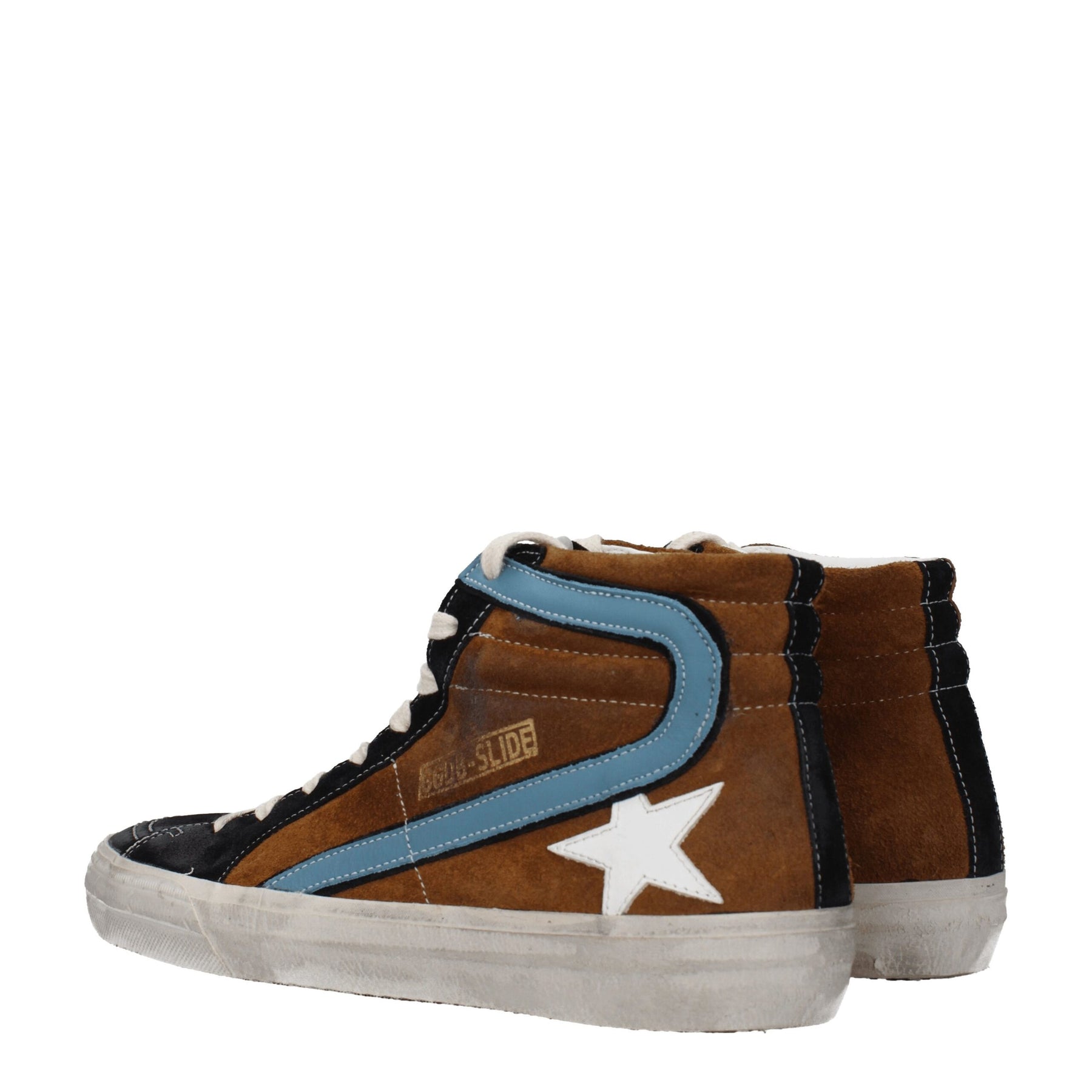 Golden Goose Brown Leather High Top Sneakers | Regal Royce