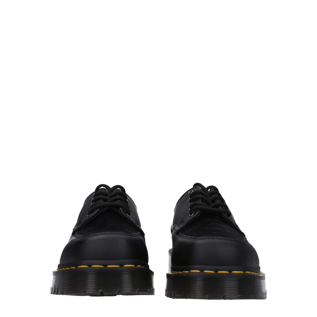 Dr. Martens Black Leather Oxfords And Derbies