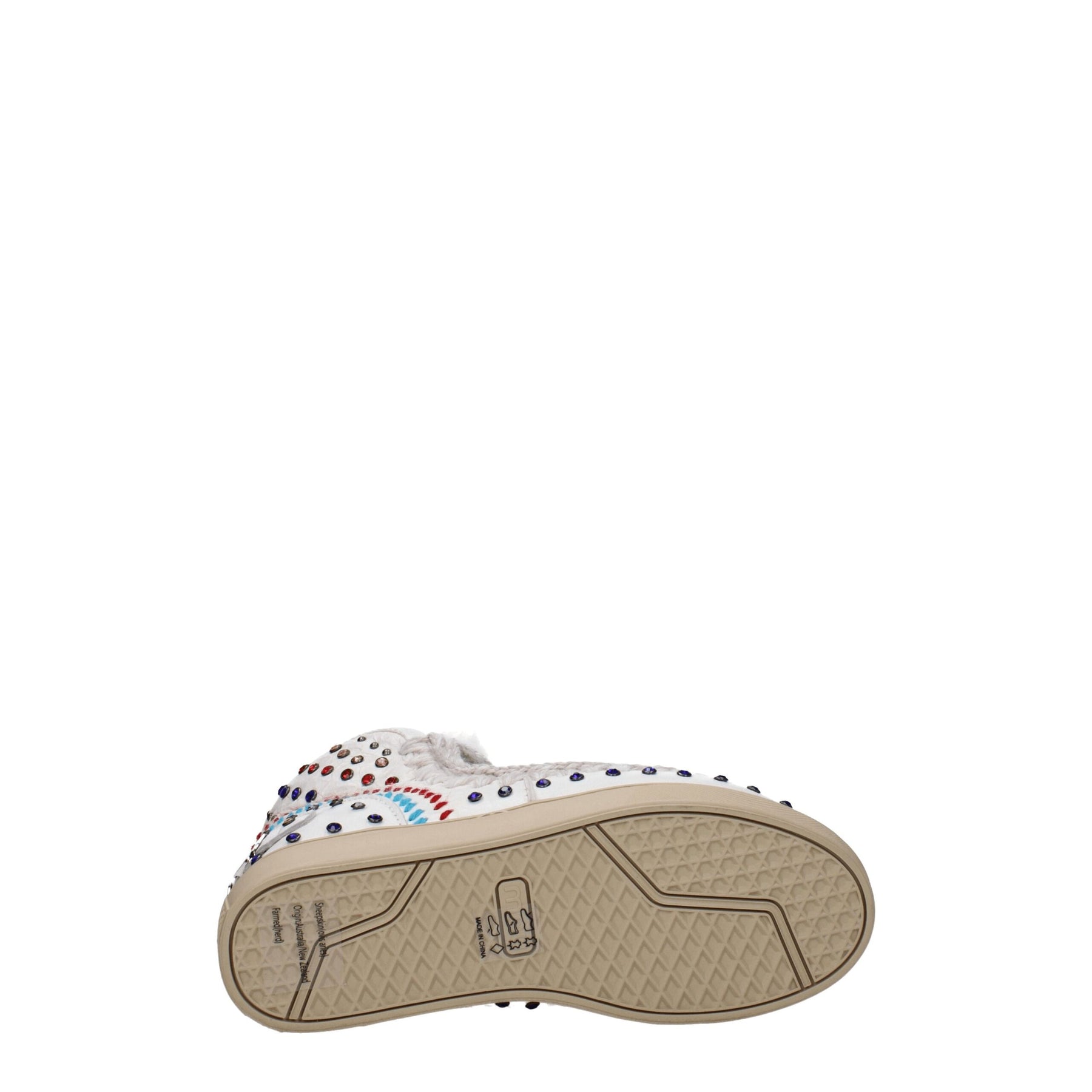 Mou White Leather Ankle Boots | Regal Royce