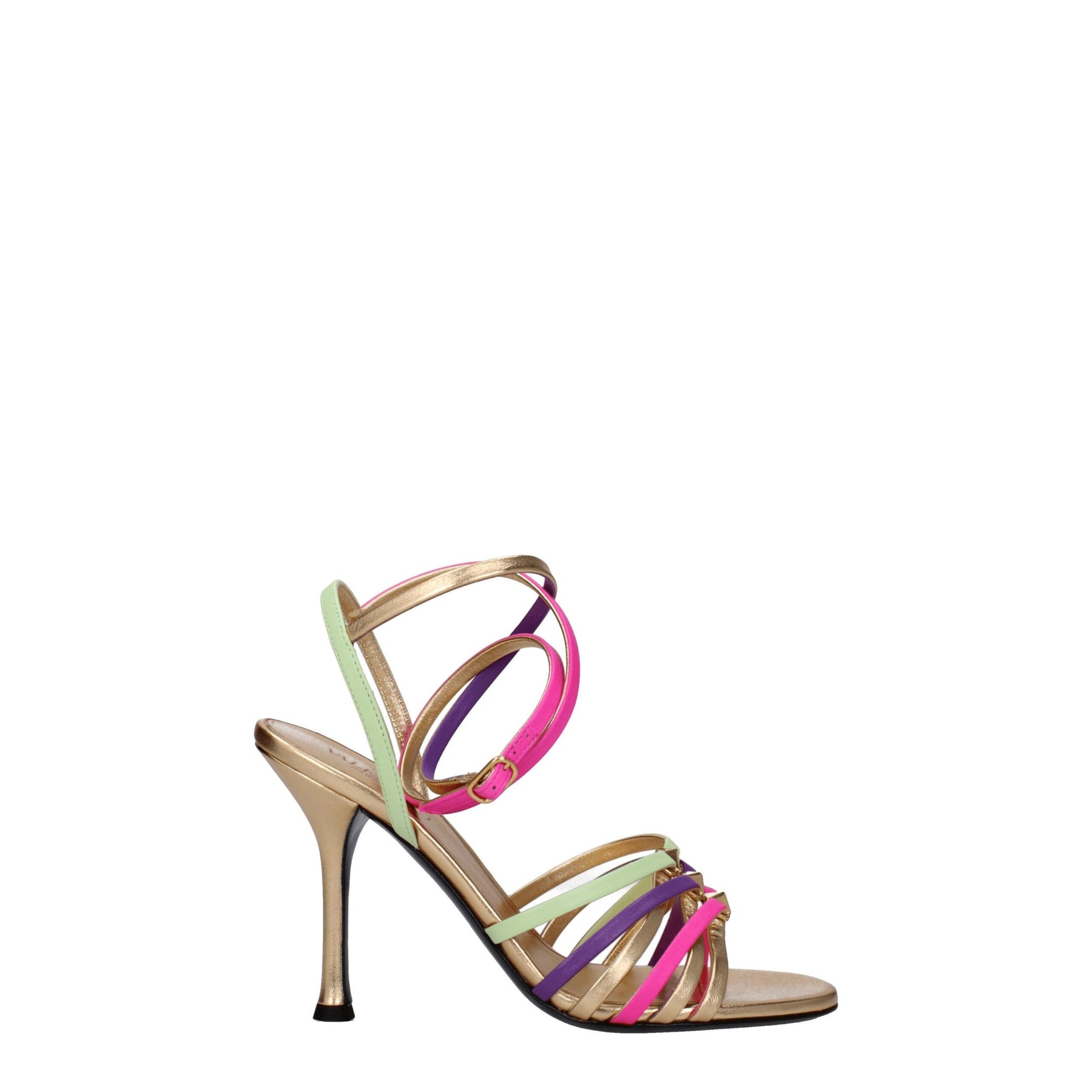 Valentino Garavani Multicolor Leather Stiletto Heel Sandals | Regal Royce