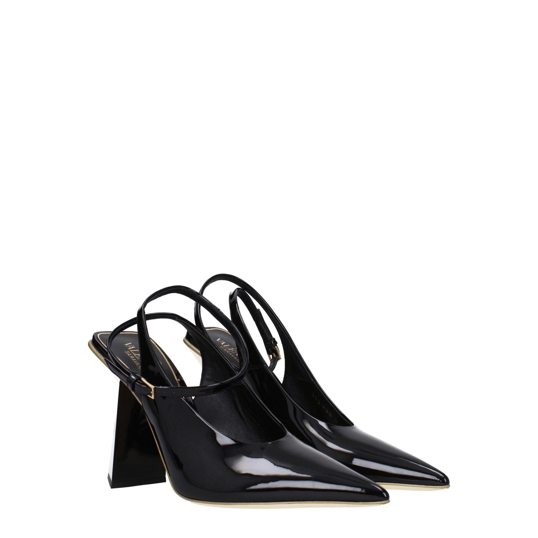 Valentino Garavani Black Leather Sandals | Regal Royce
