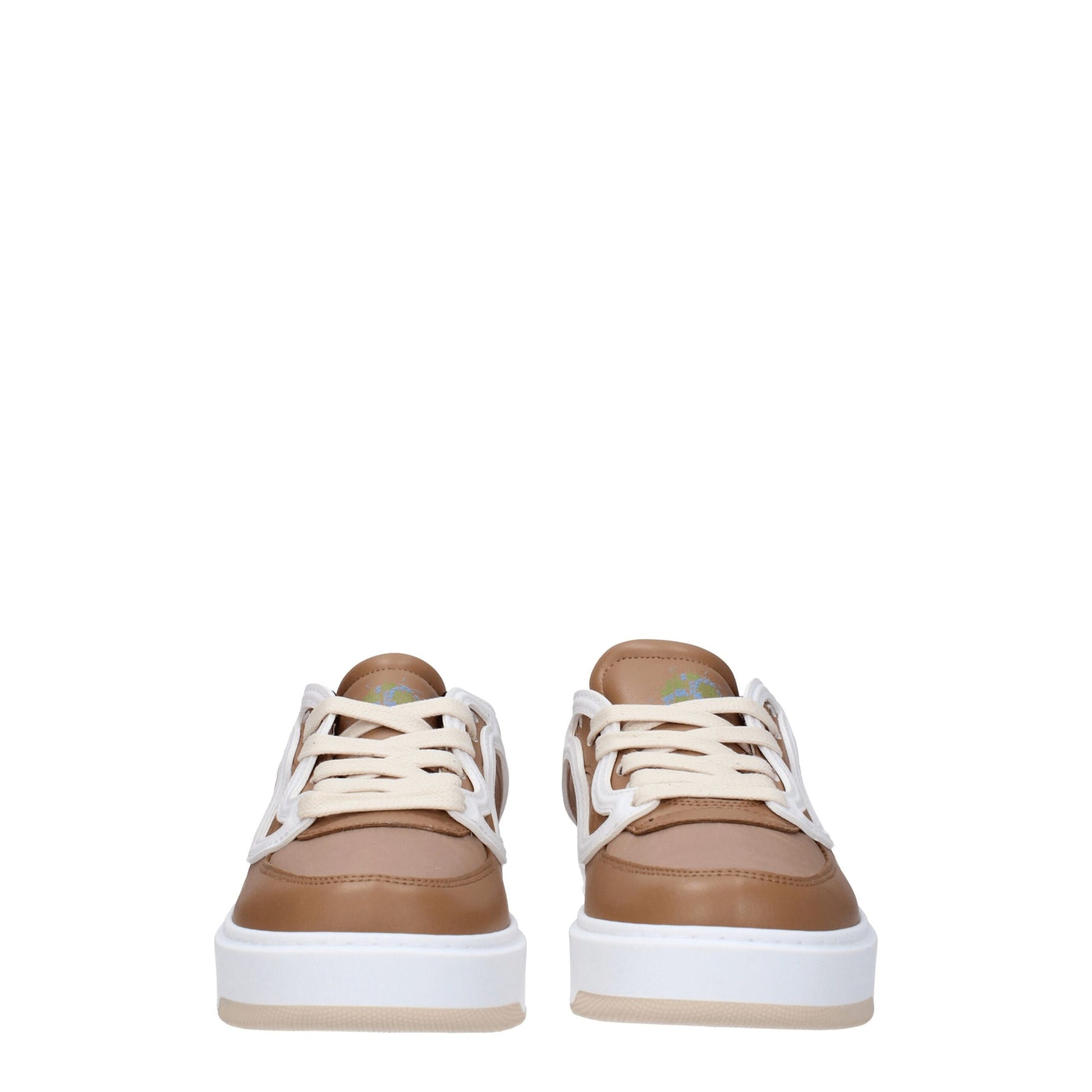 Stella McCartney Brown Fabric Chunky Sneakers | Regal Royce