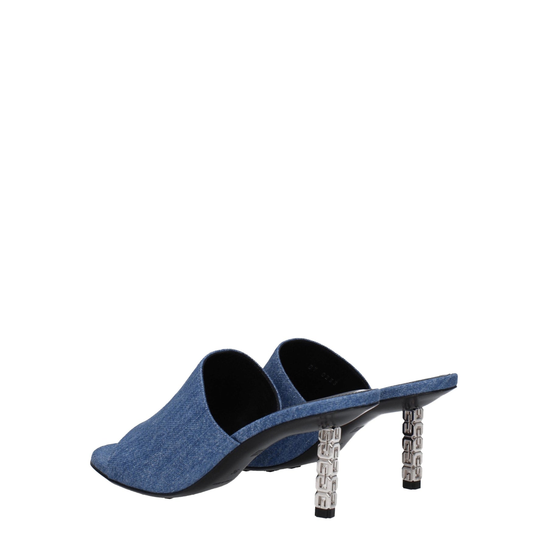 Givenchy Blue Fabric Platform Sandals | Regal Royce