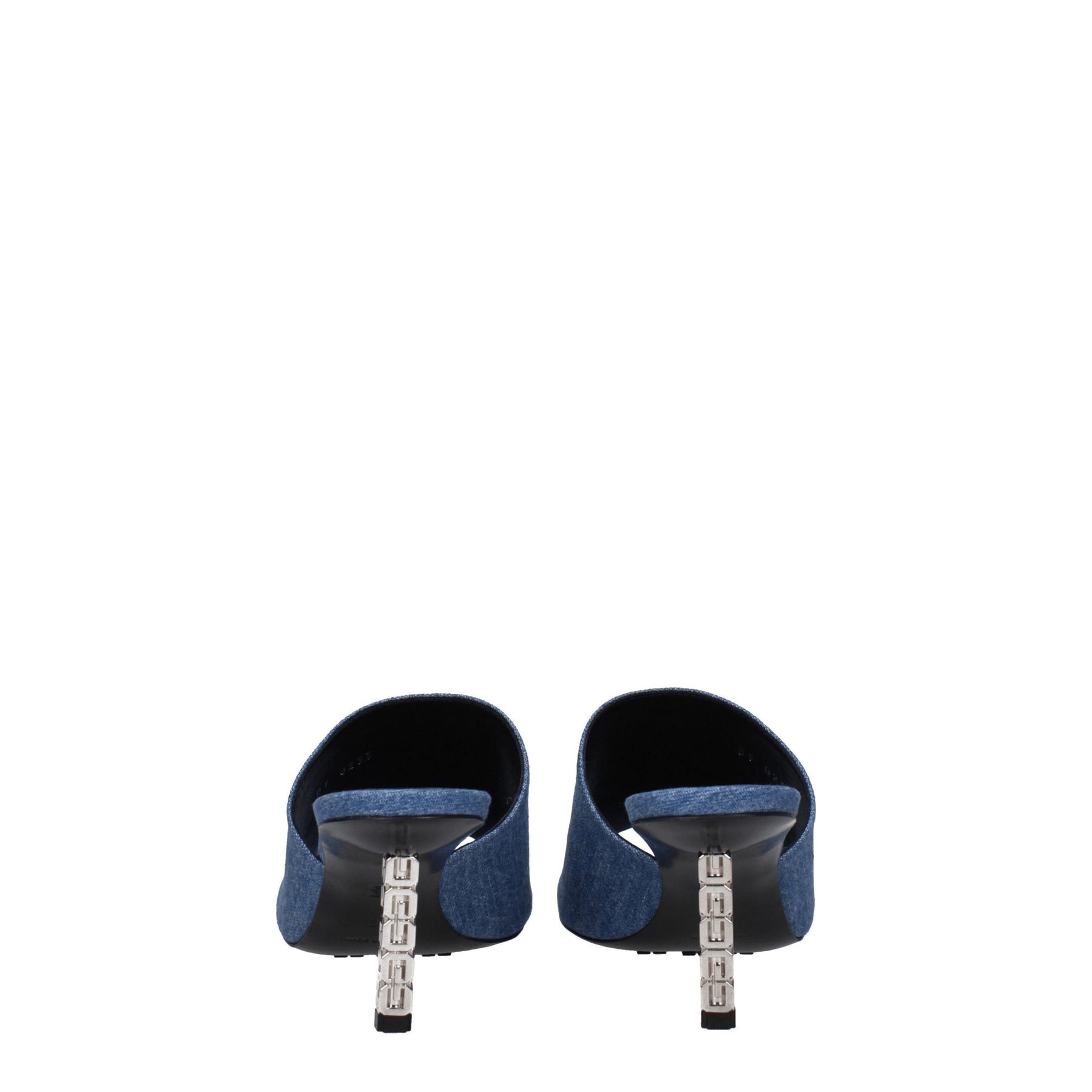 Givenchy Blue Fabric Platform Sandals | Regal Royce