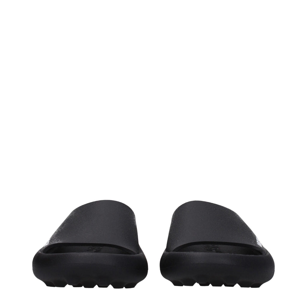 Ambush Black Cotton Slippers