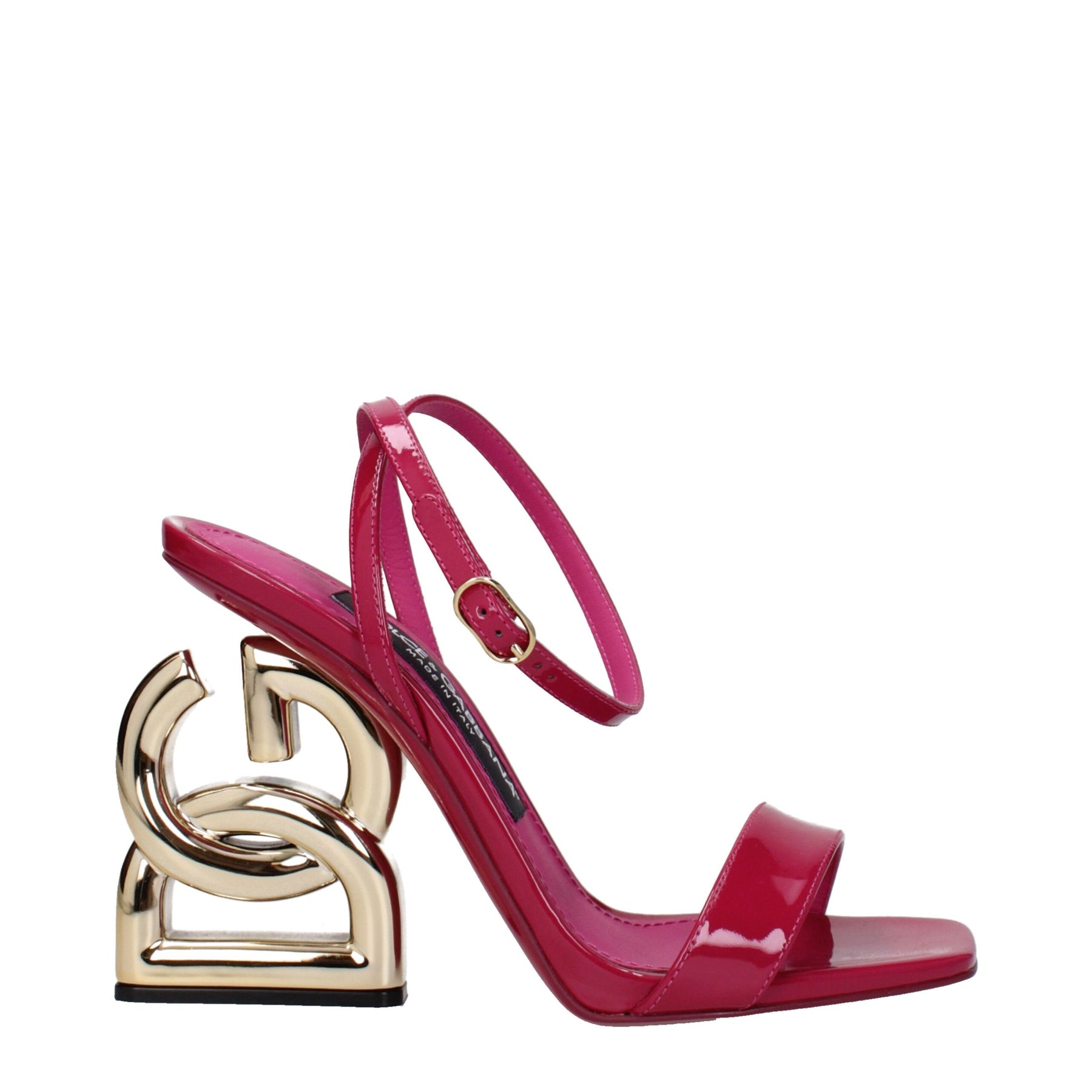 Dolce & Gabbana Pink Leather Stiletto Heel Sandals | Regal Royce