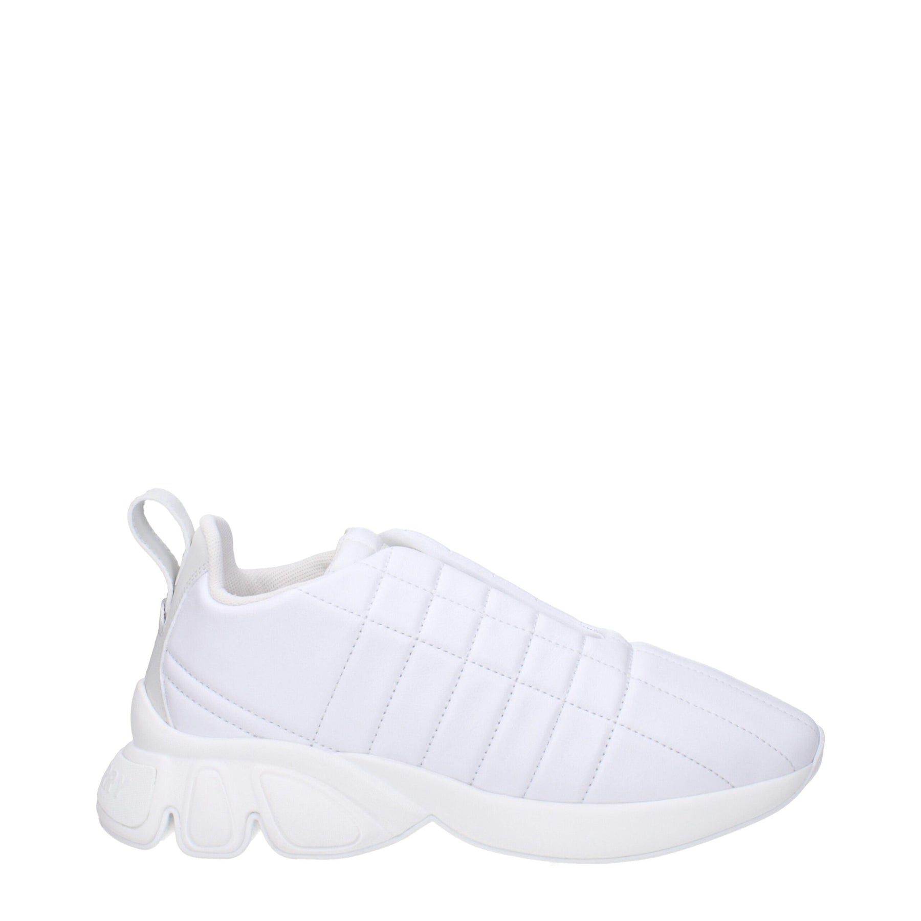Burberry White Leather Sneakers | Regal Royce