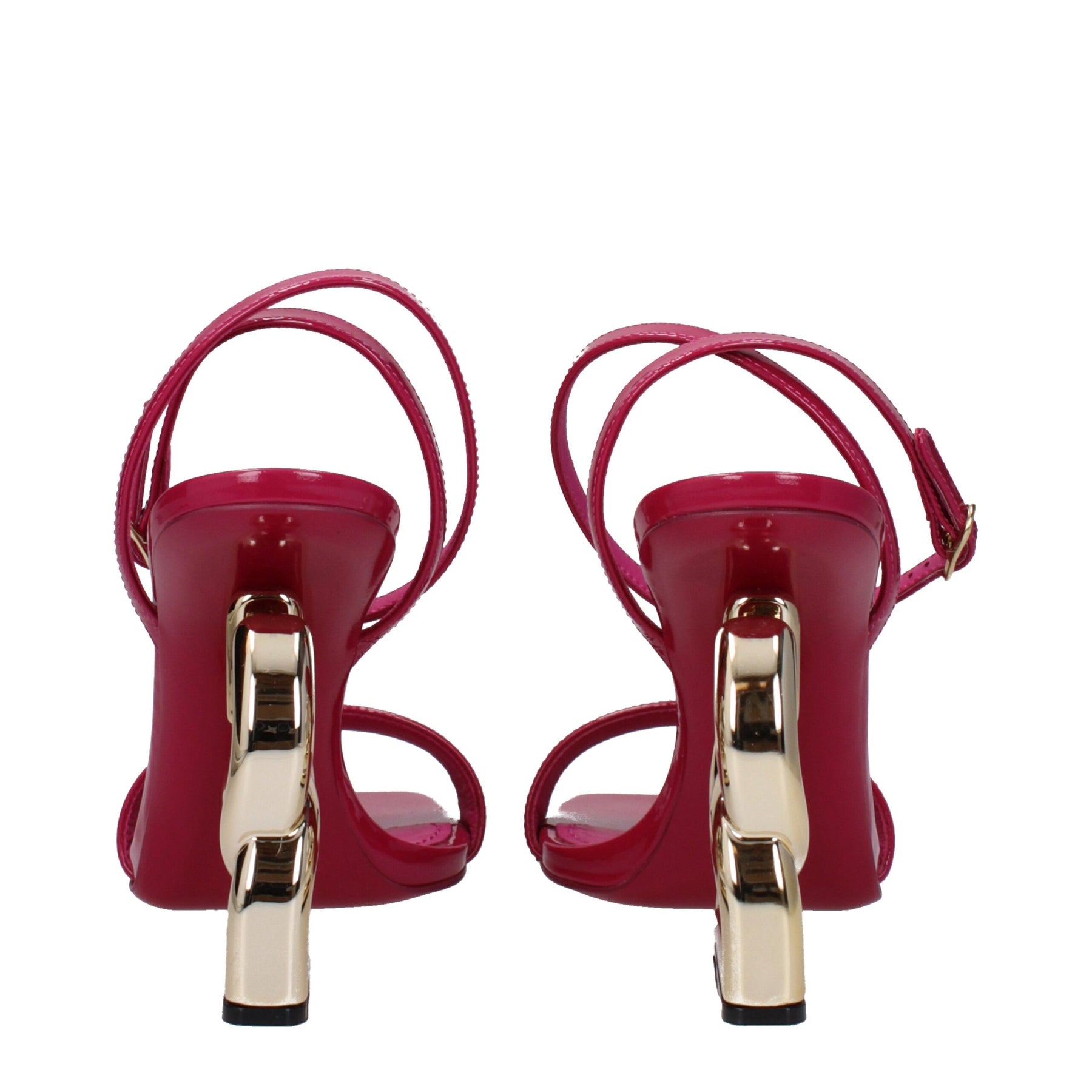 Dolce & Gabbana Pink Leather Stiletto Heel Sandals | Regal Royce