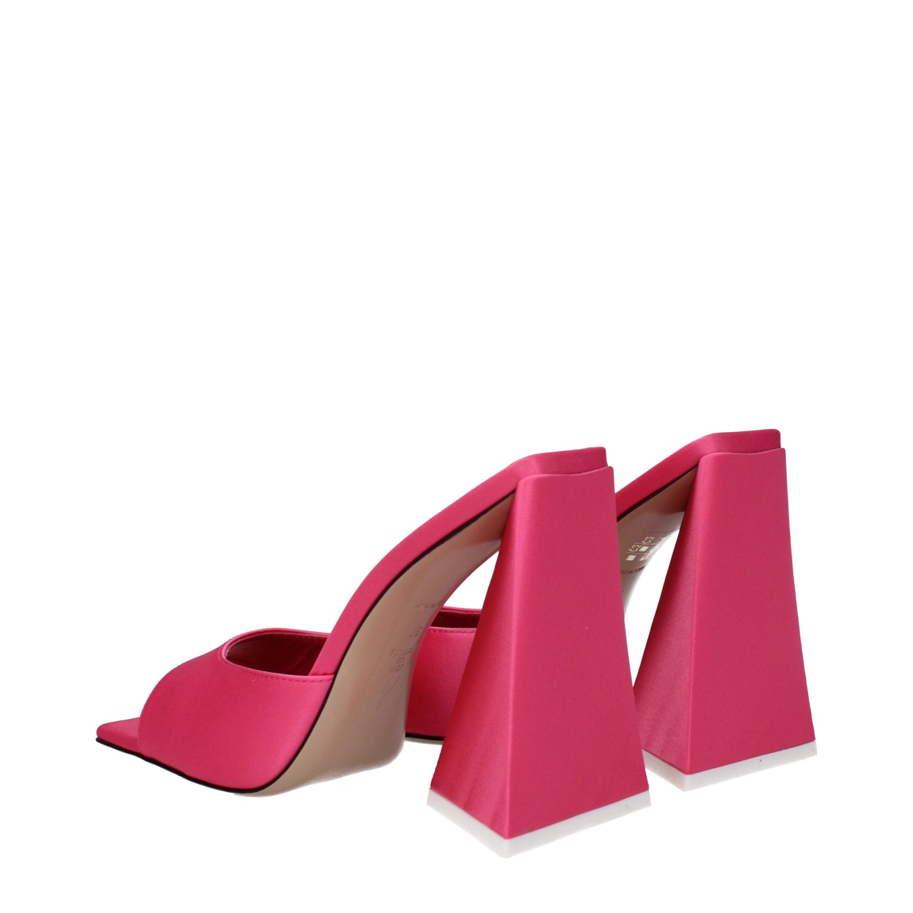 The Attico Pink Fabric Platform Sandals | Regal Royce