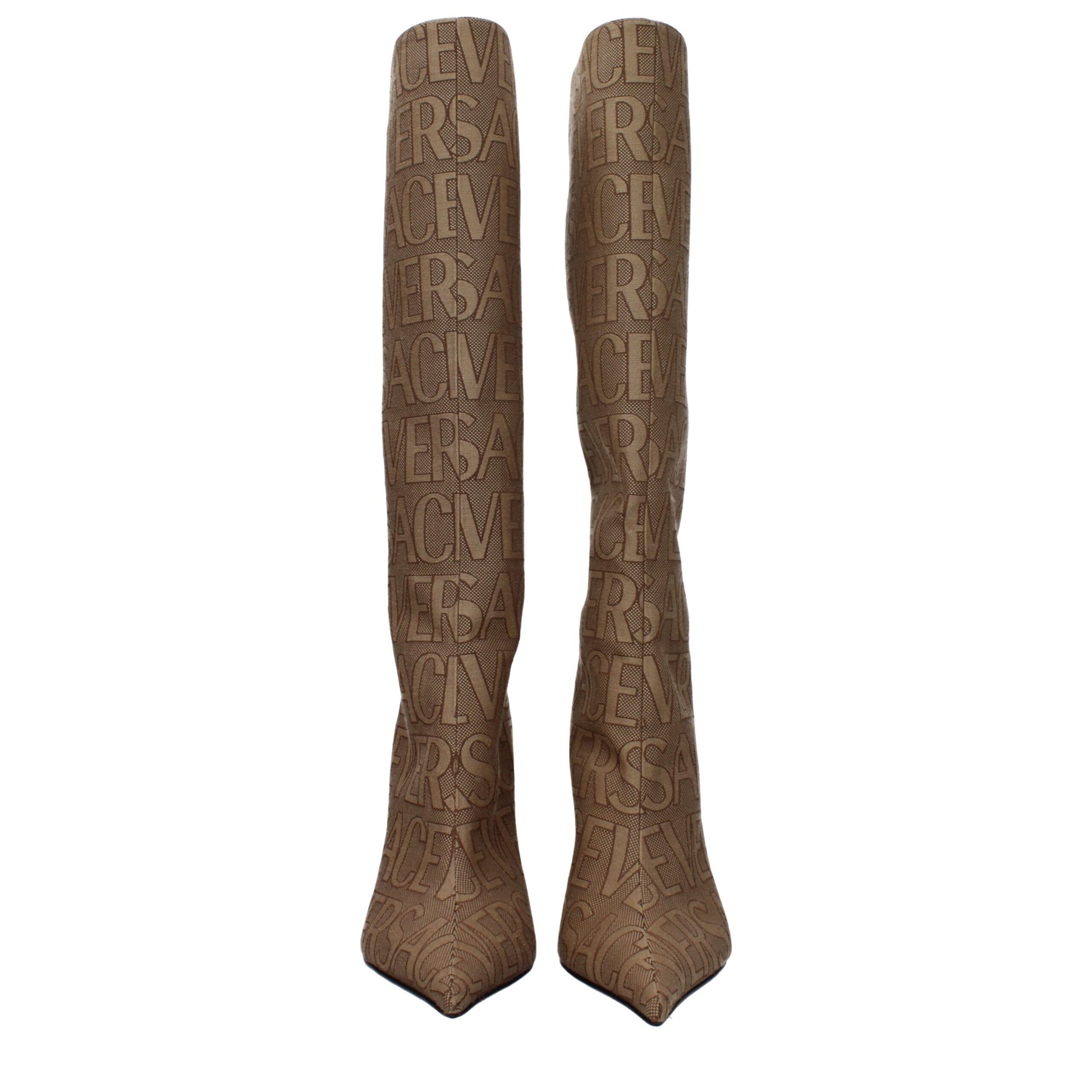 Versace Beige Fabric Boots | Regal Royce