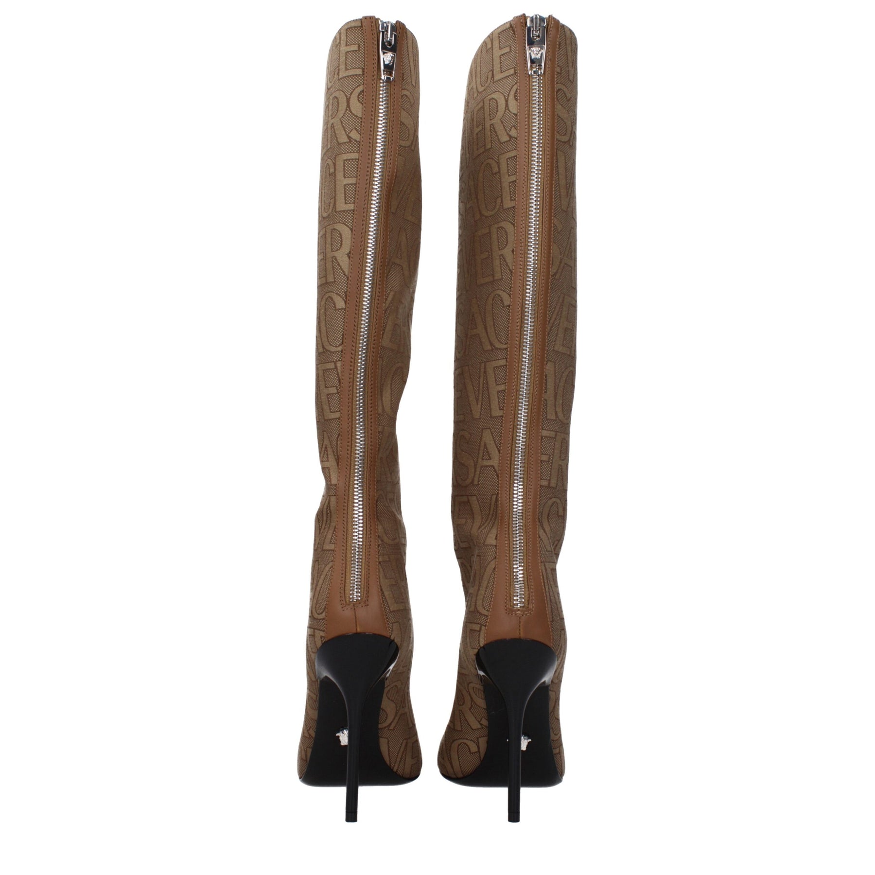 Versace Beige Fabric Boots | Regal Royce