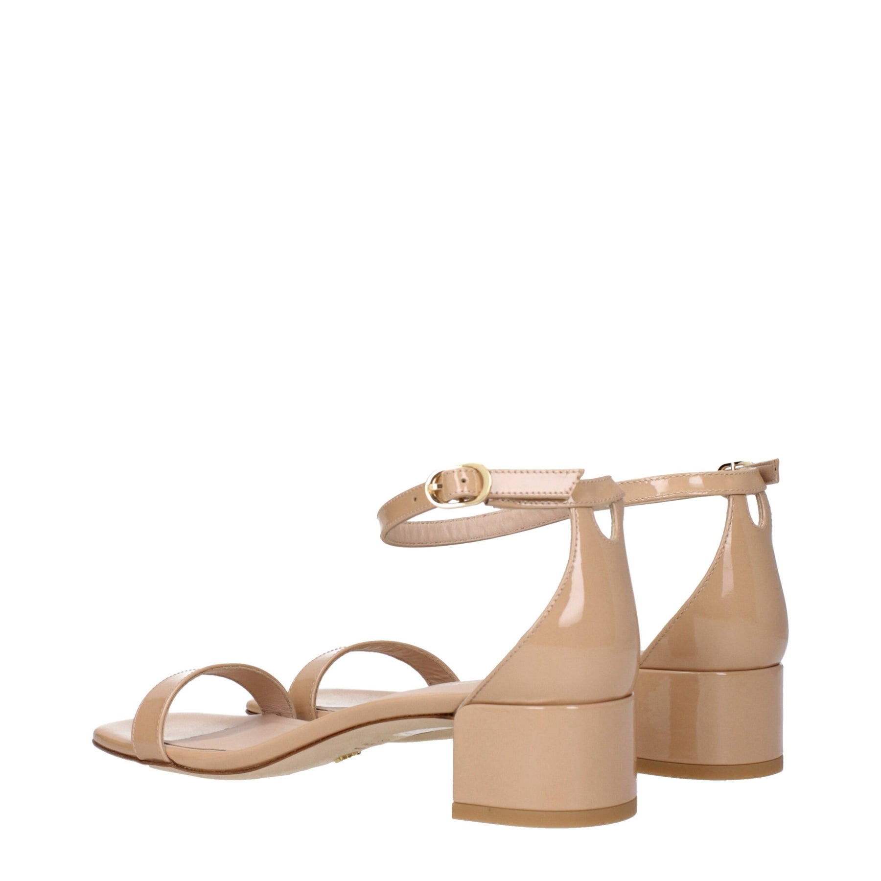 Stuart Weitzman Pink Leather Flat Sandals | Regal Royce