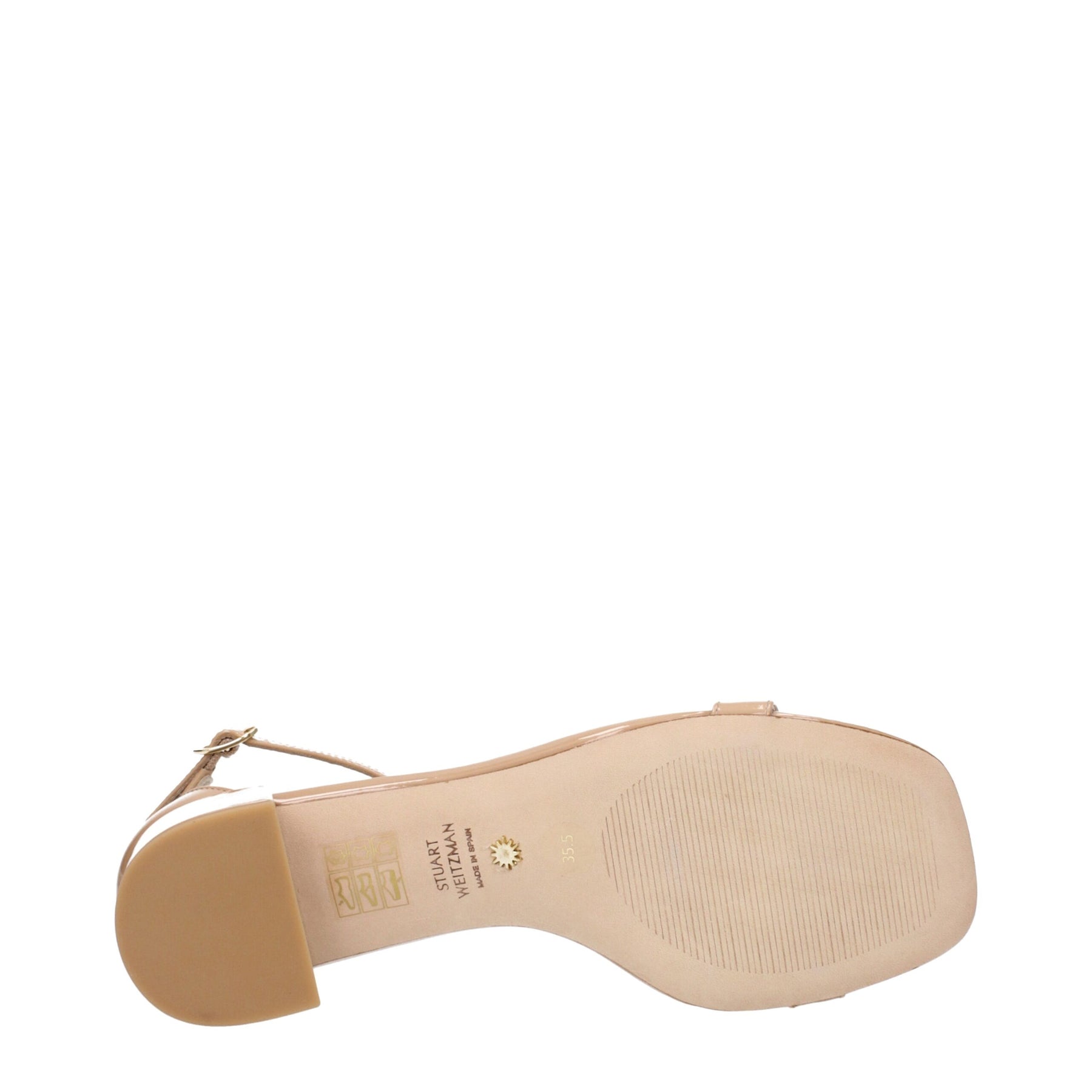 Stuart Weitzman Pink Leather Flat Sandals | Regal Royce