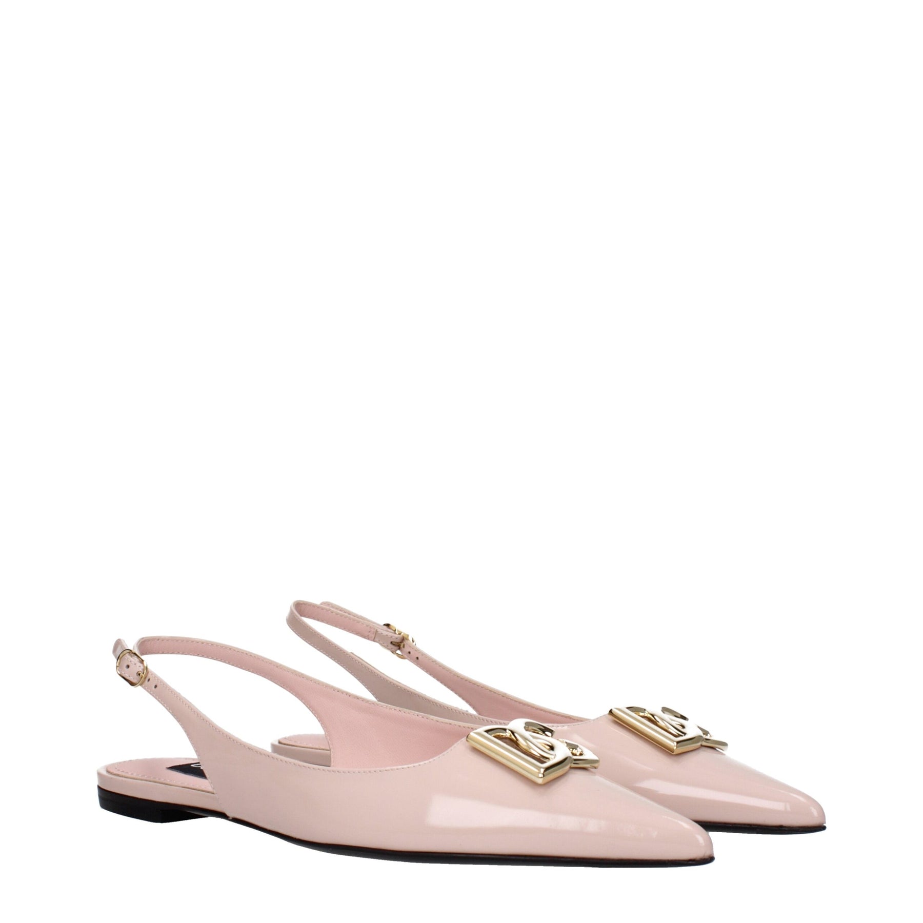 Dolce & Gabbana Pink Leather Ballet Flats | Regal Royce