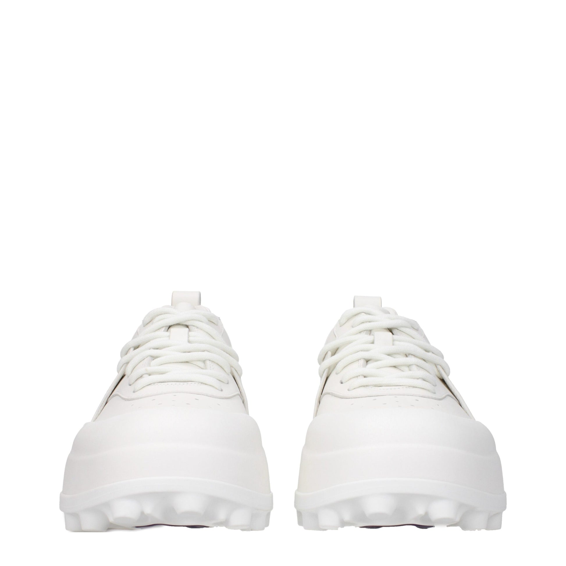 Jil Sander White Leather Sneakers