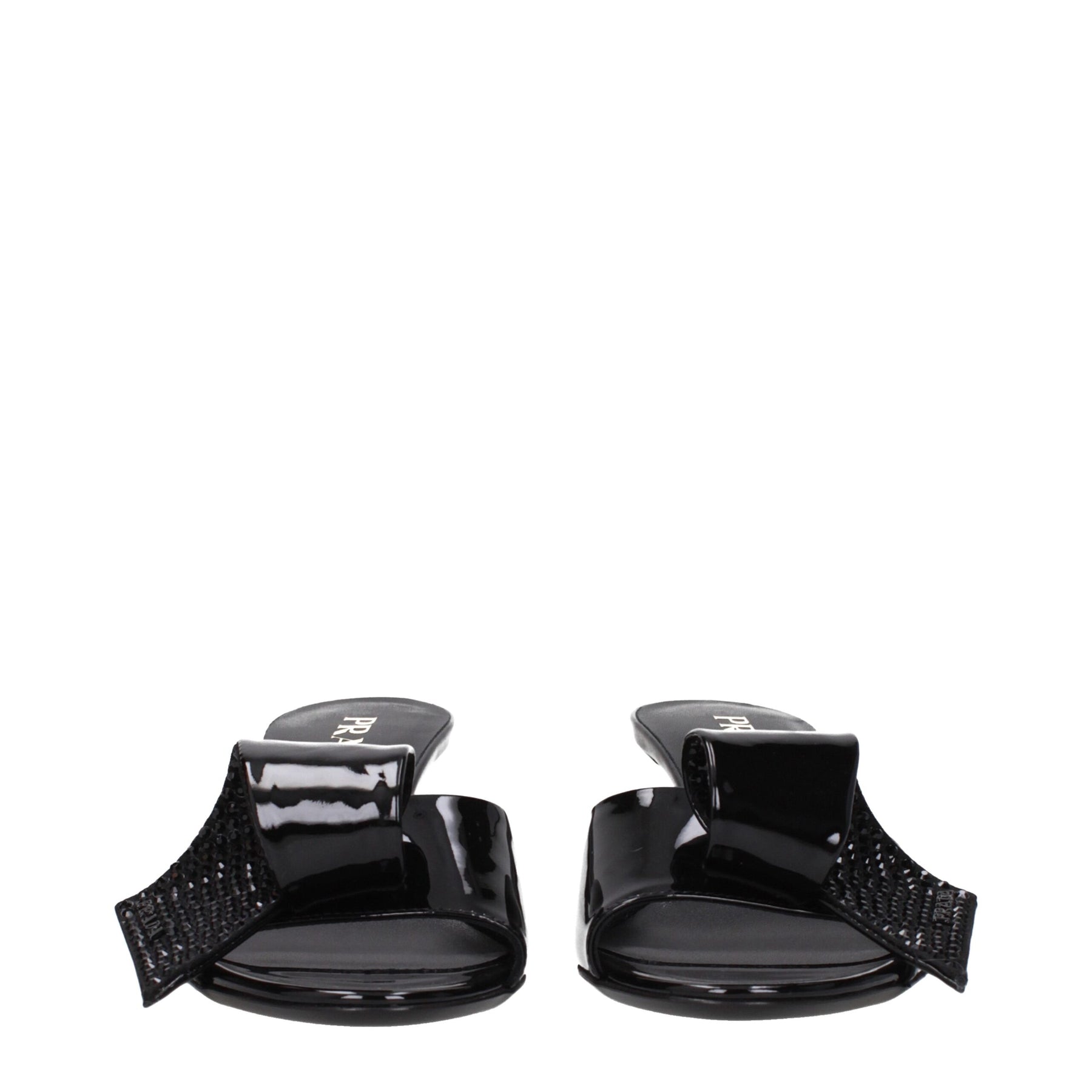 Prada Black Leather Sandals | Regal Royce