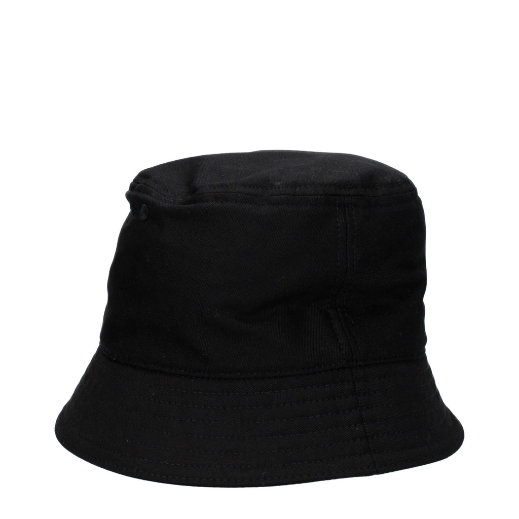 Valentino Garavani Black Cotton Bucket Hat