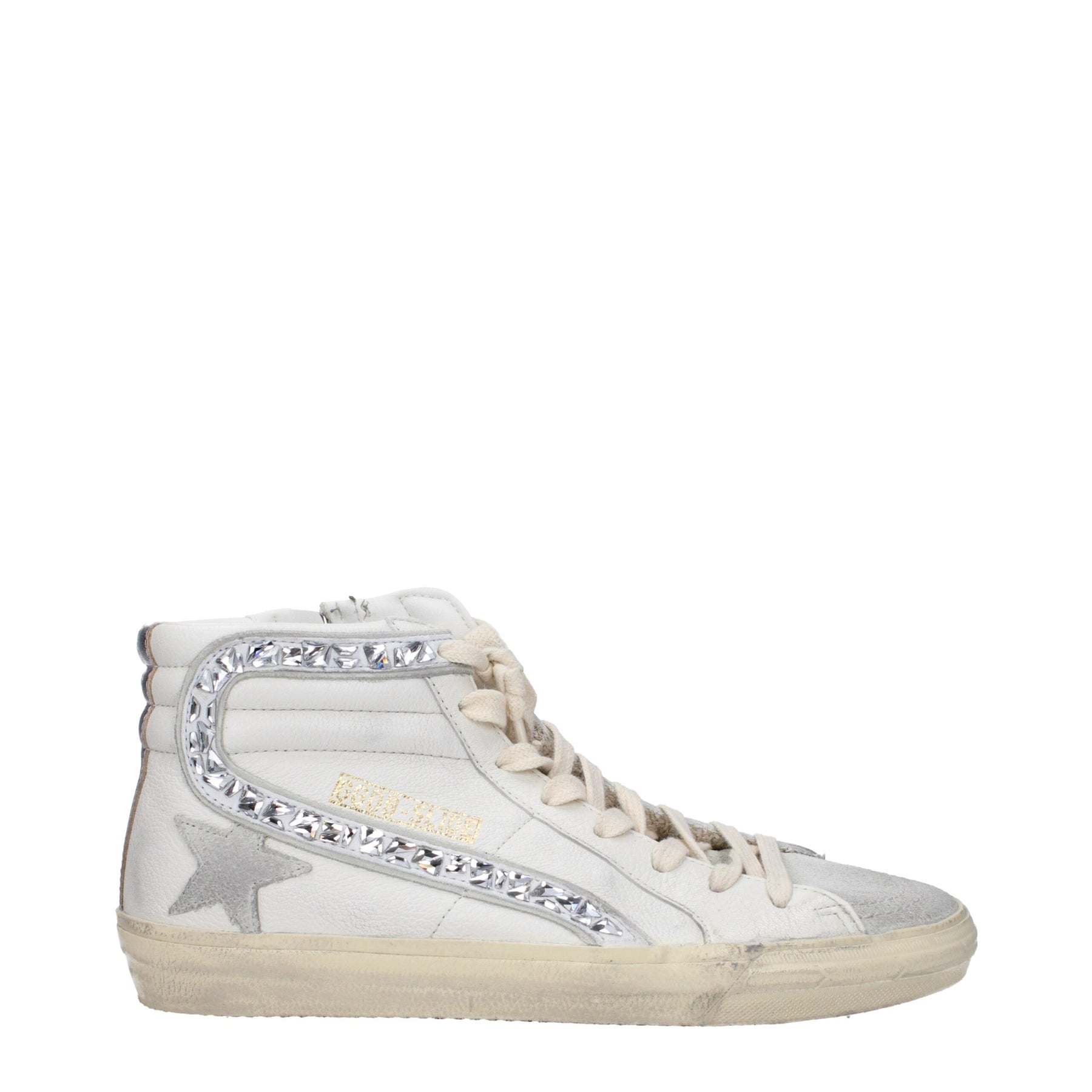 Golden Goose White Leather High Top Sneakers | Regal Royce