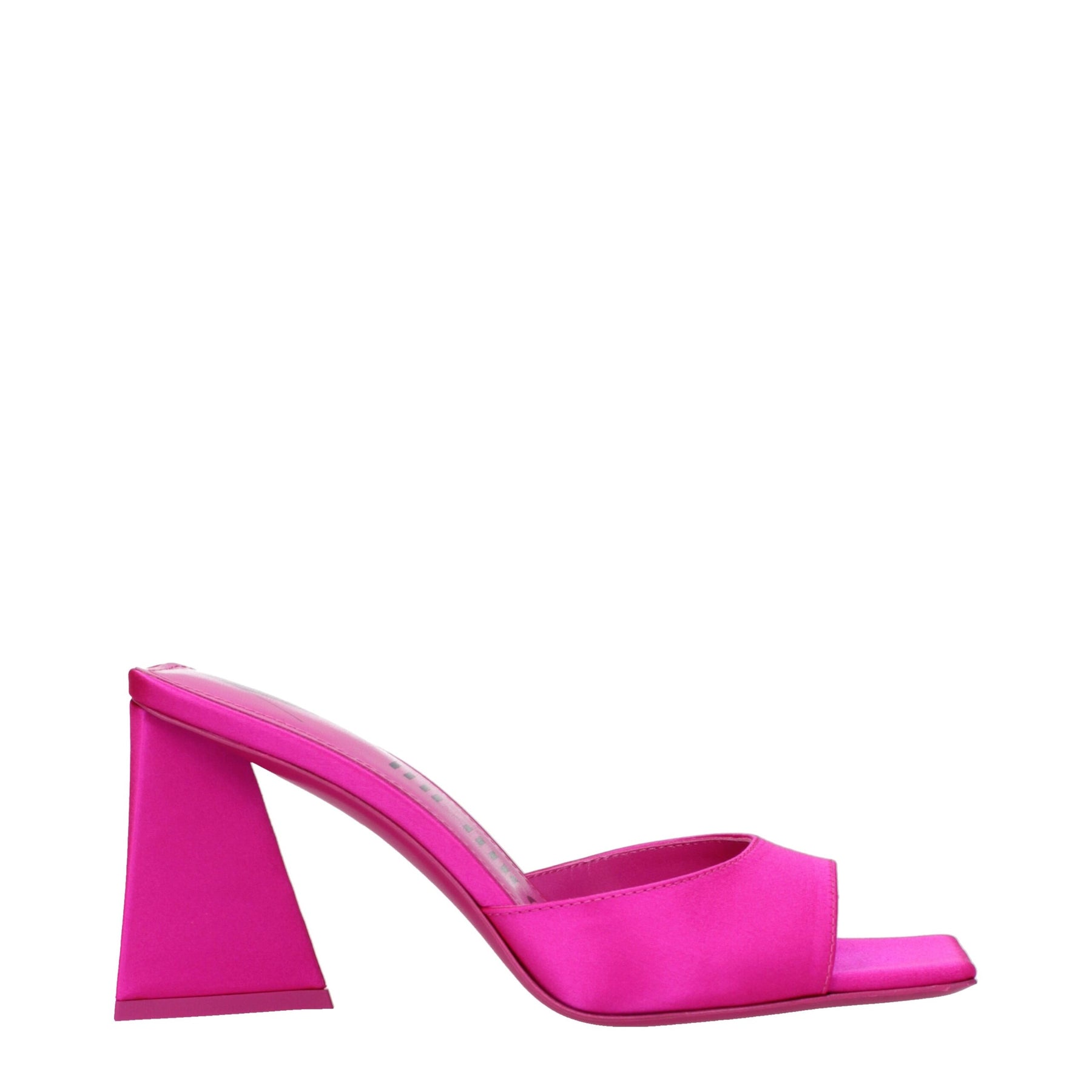 The Attico Pink Satin Stiletto Heel Sandals | Regal Royce