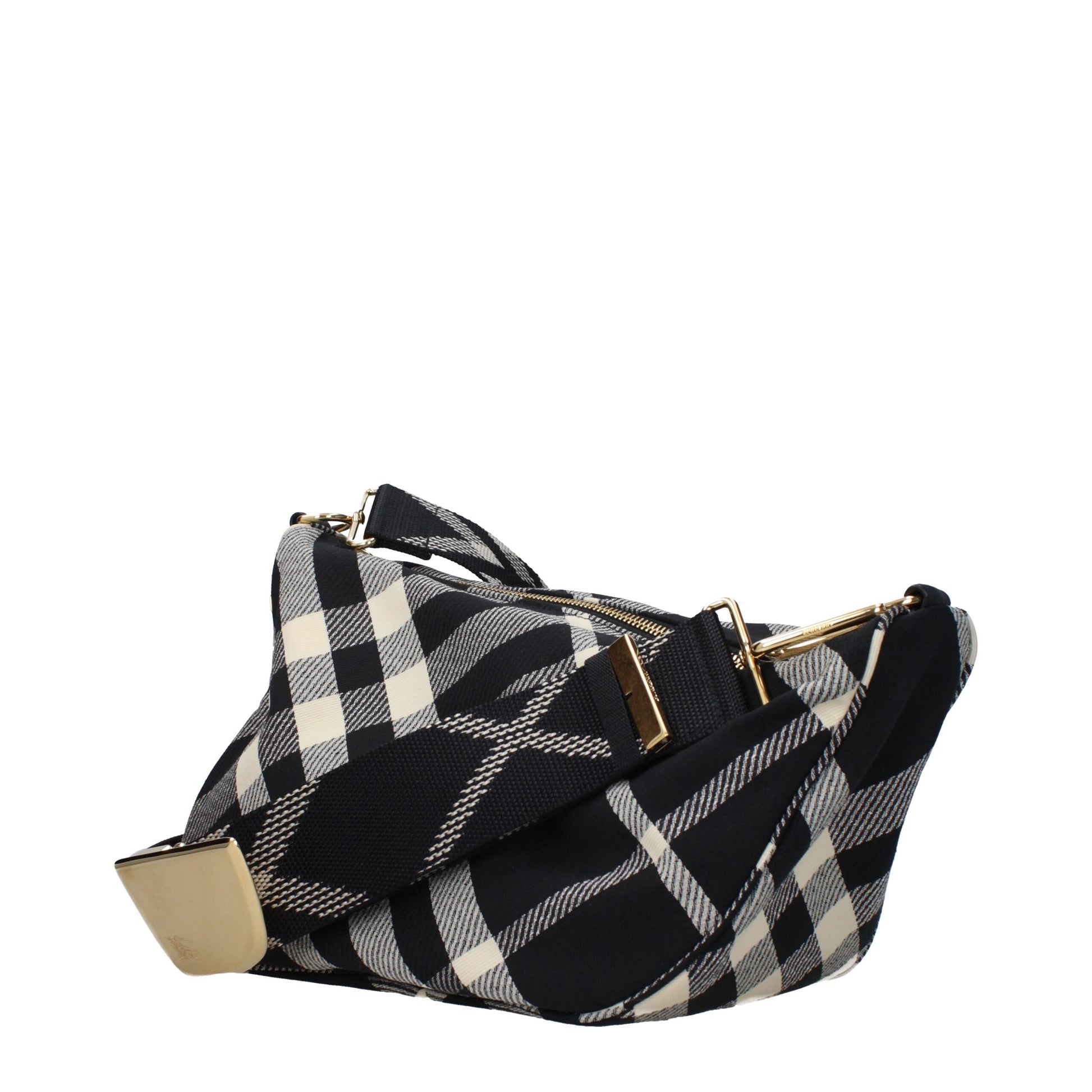 Burberry Black Fabric Crossbody Bag