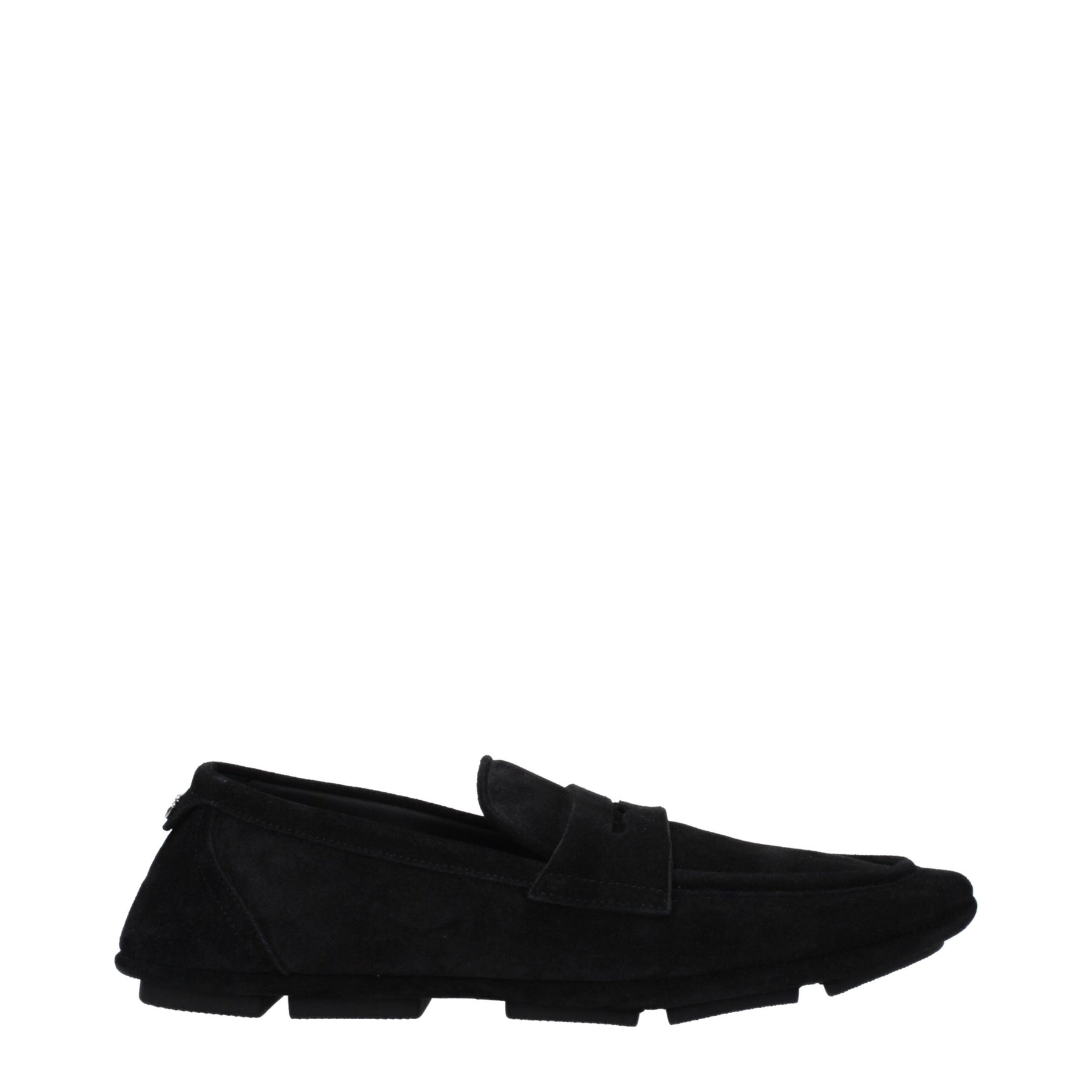 Dolce & Gabbana Black Leather Slip-On Loafers | Regal Royce