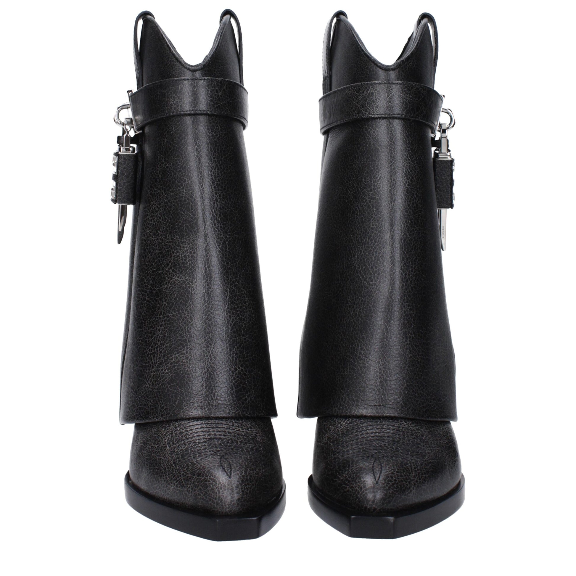 Givenchy Black Leather Ankle Boots
