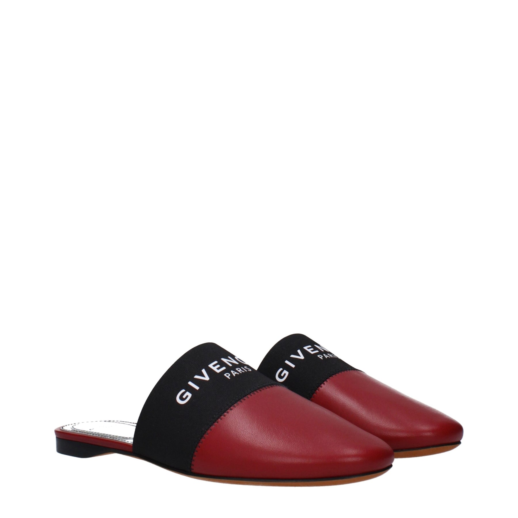 Givenchy Red Leather Slippers | Regal Royce