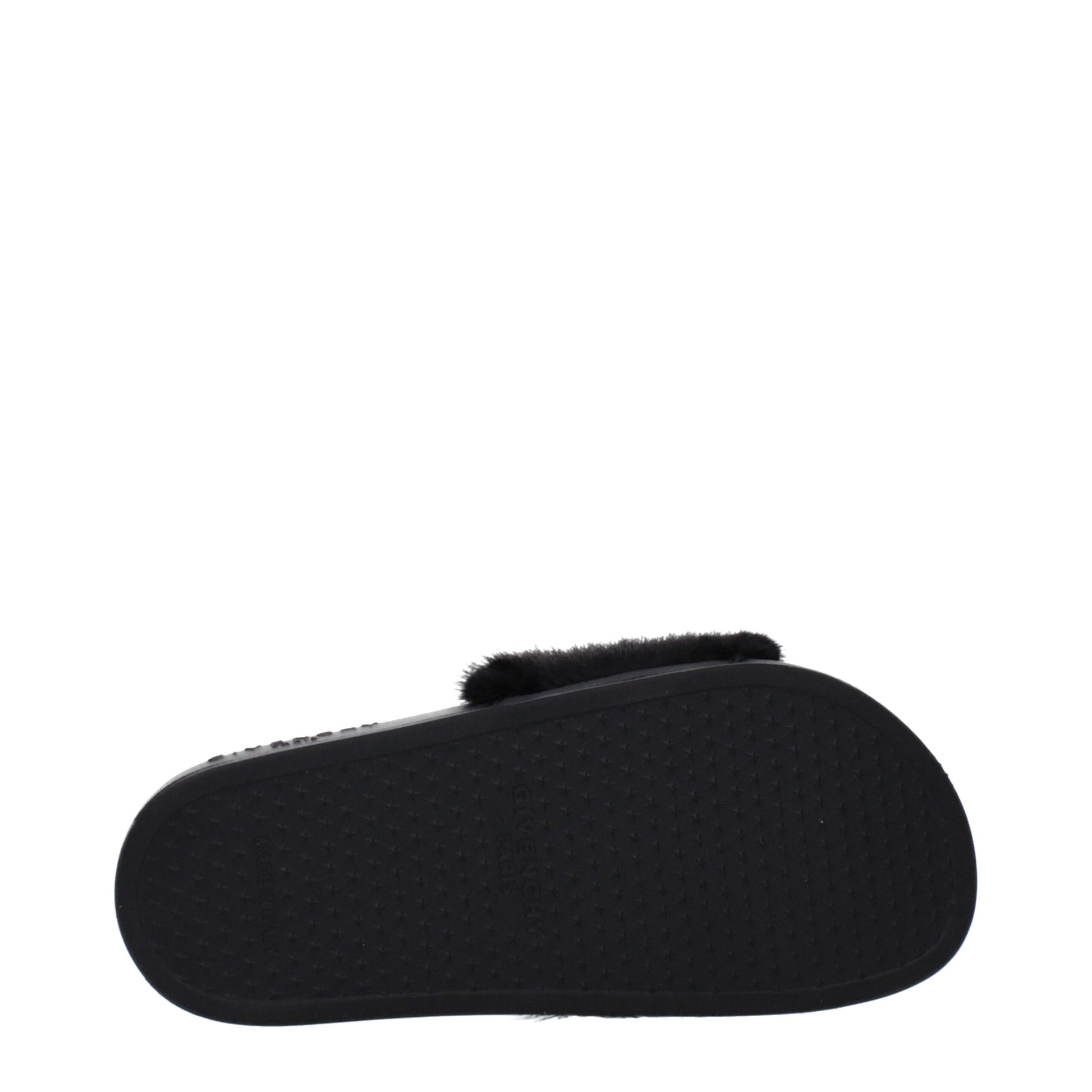 Givenchy Black Cotton Slippers