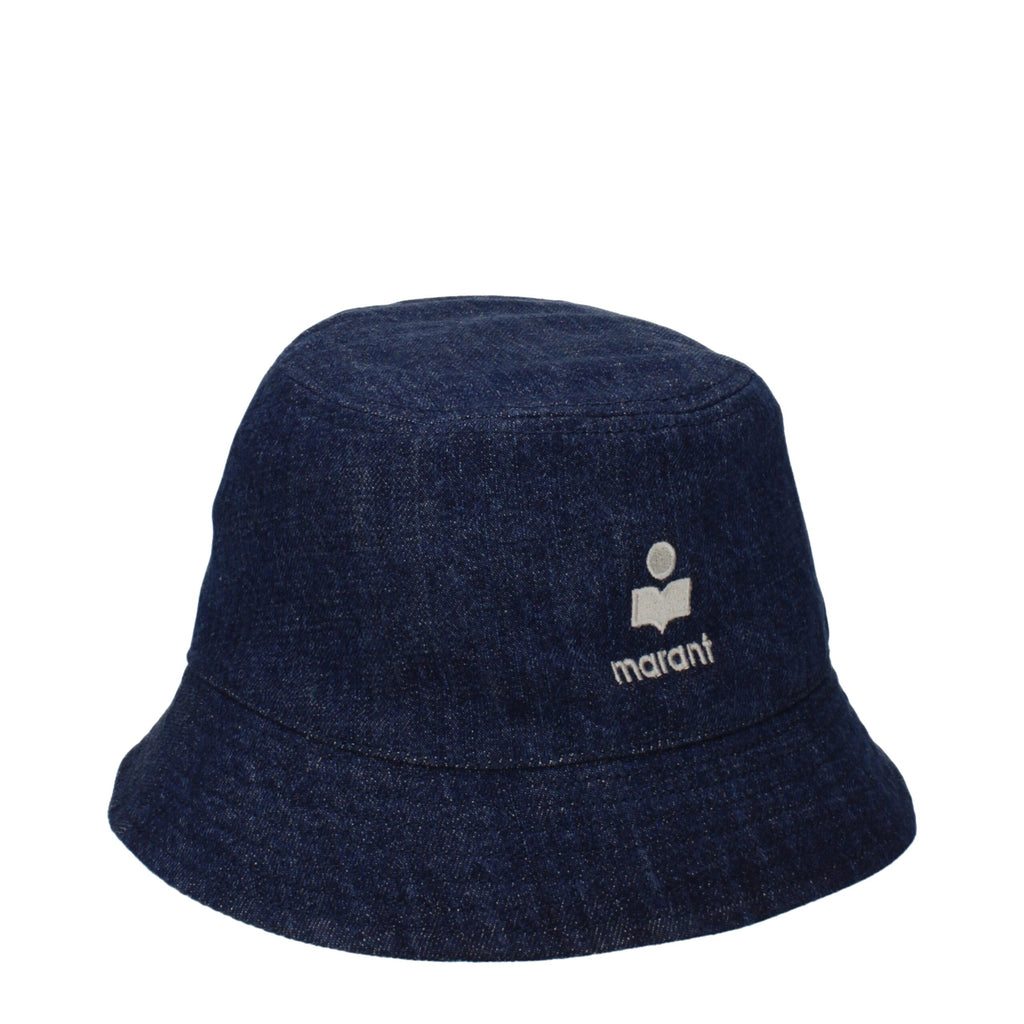 Isabel Marant Blue Cotton Bucket Hat