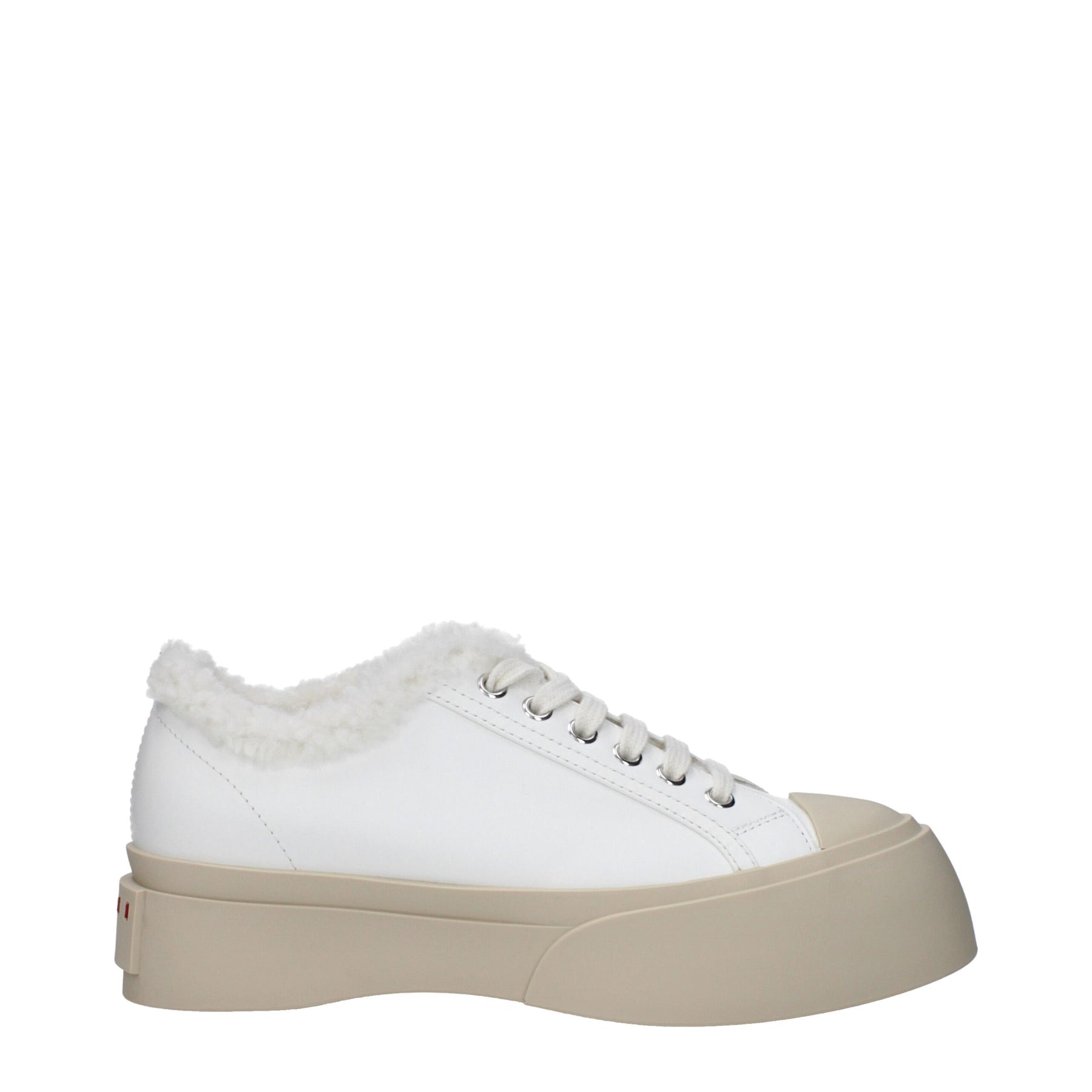Marni White Leather Low Top Sneakers | Regal Royce