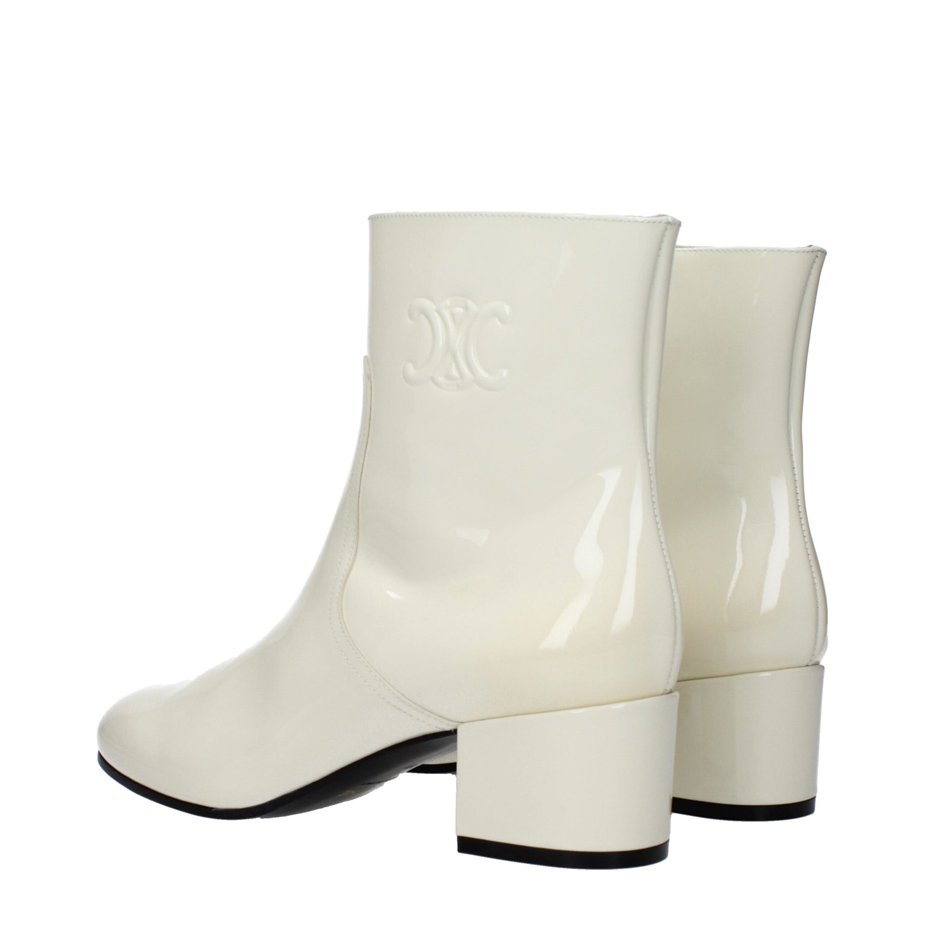 Celine Beige Leather Ankle Boots | Regal Royce