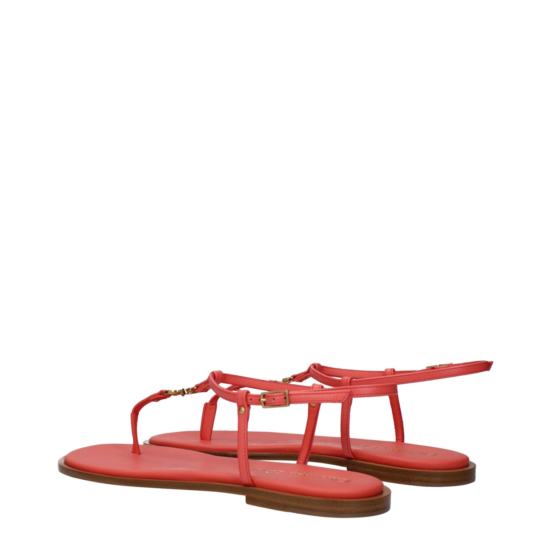 Christian Dior Pink Leather Flip-Flop Sandals | Regal Royce