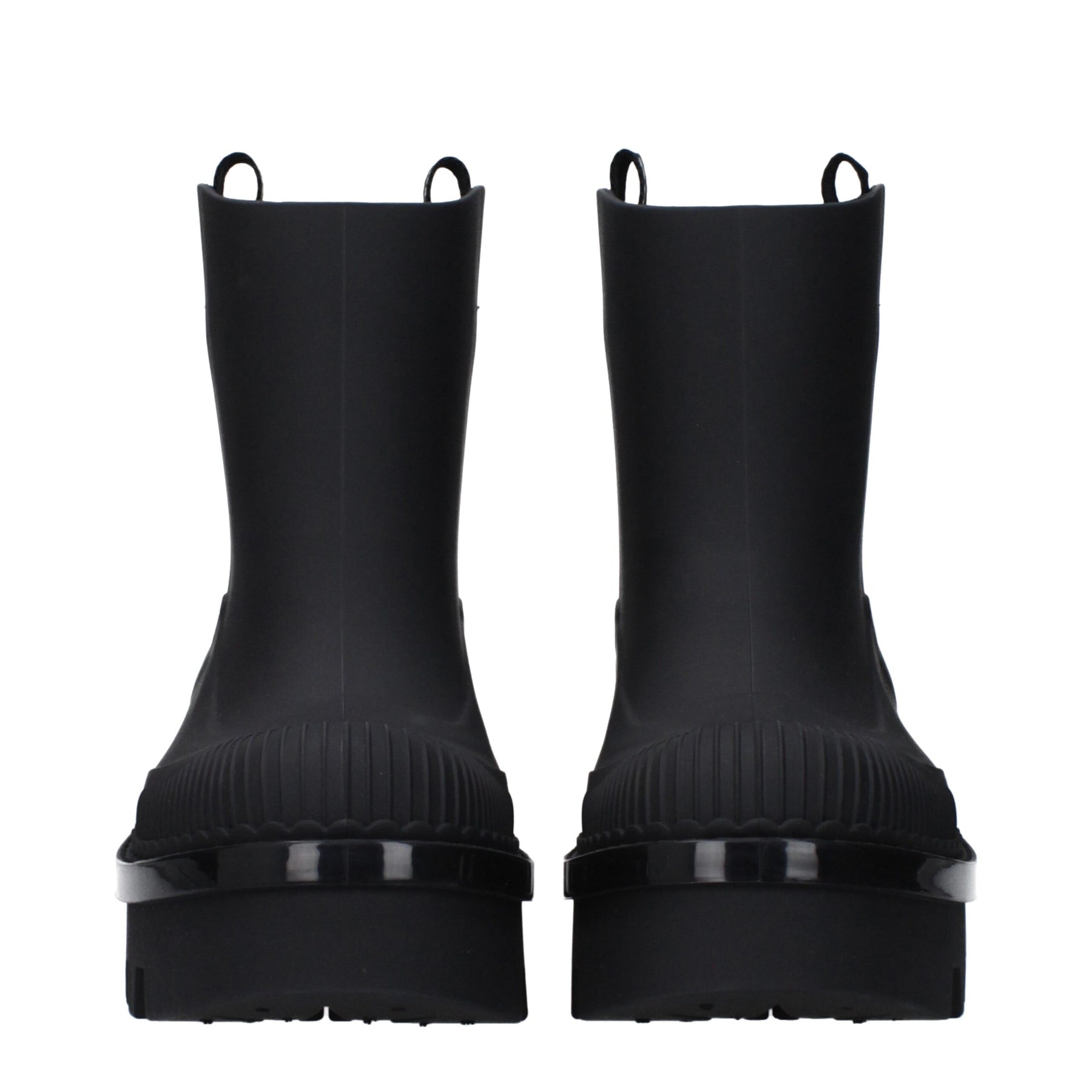Chloé Black Cotton Ankle Boots | Regal Royce