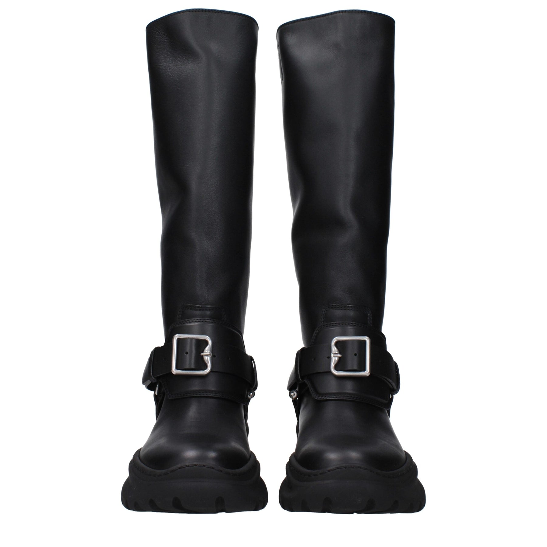 Burberry Black Leather Boots | Regal Royce